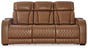 Boyington Power Reclining Sofa, Caramel, large