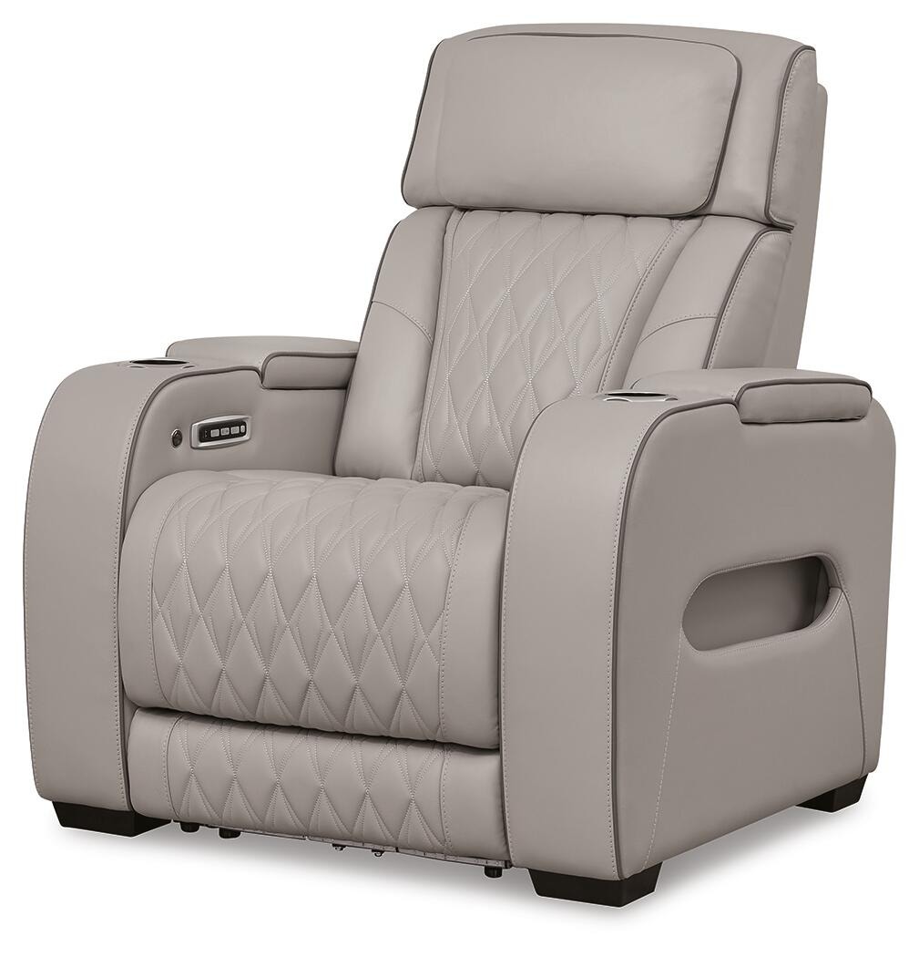 Boyington Power Recliner, Gray, large