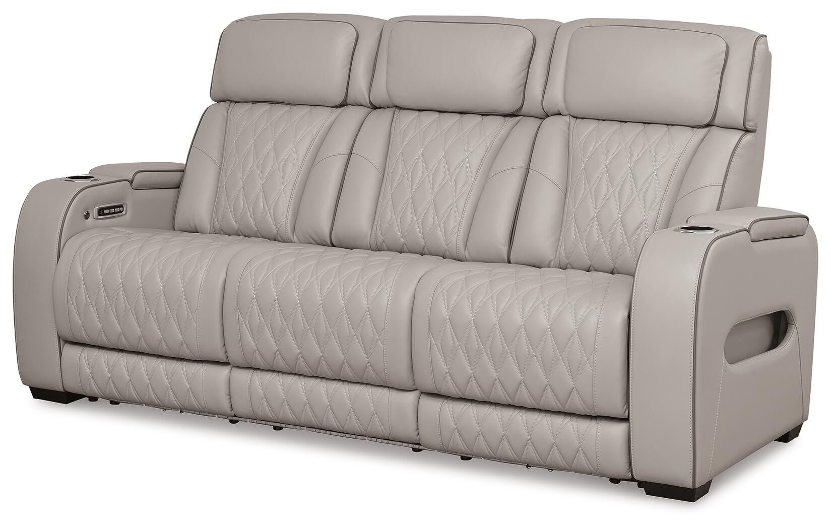 Sofá reclinable eléctrico Boyington, sofá de dos plazas y sillón reclinable - image 4