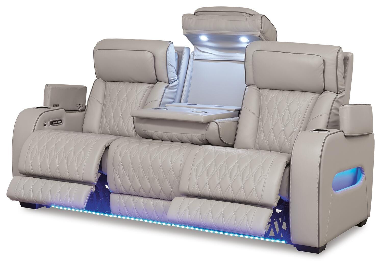 Sofá reclinable eléctrico Boyington, sofá de dos plazas y sillón reclinable - image 5