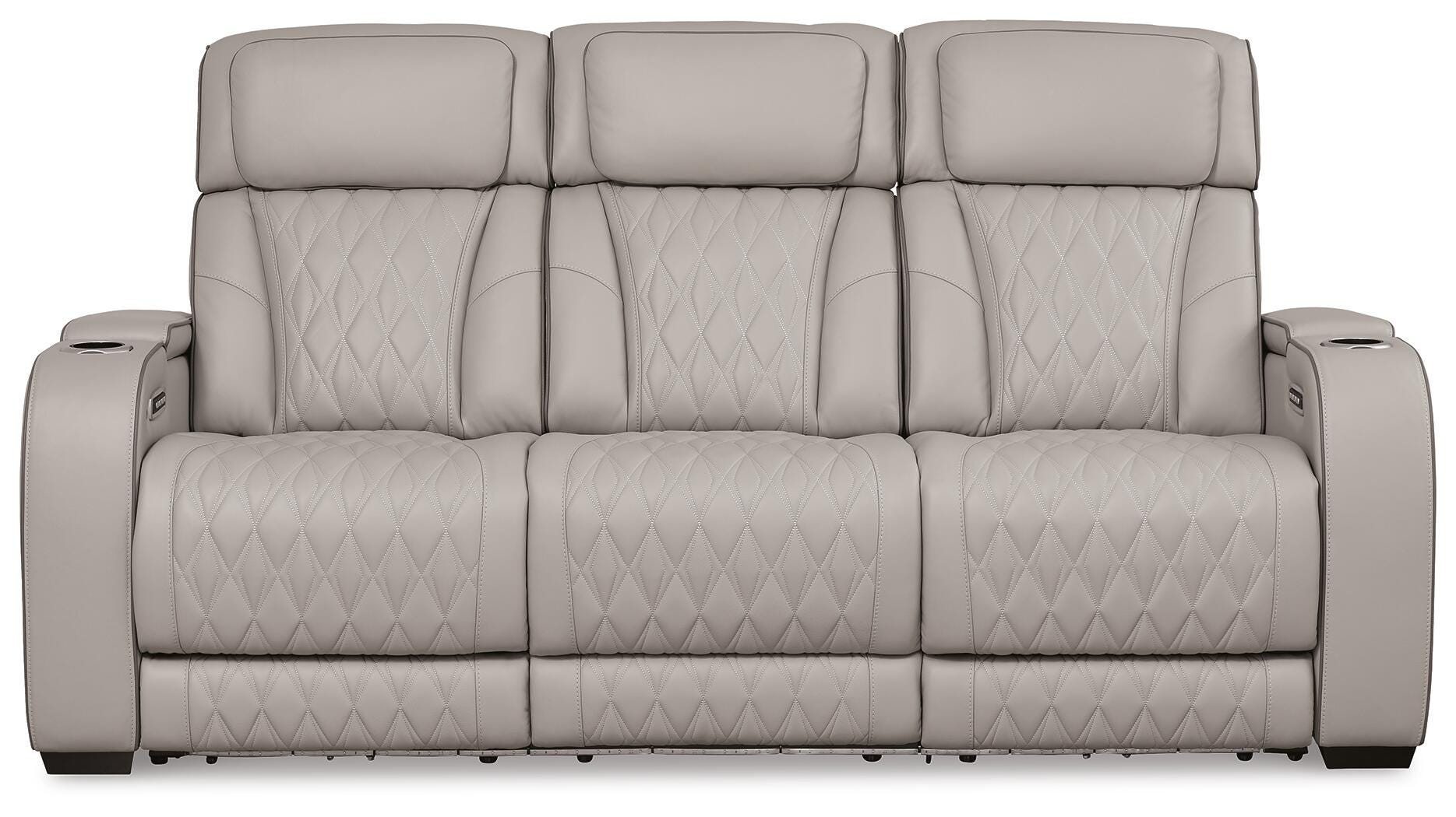 Boyington Power Reclining Sofa, Gray, large