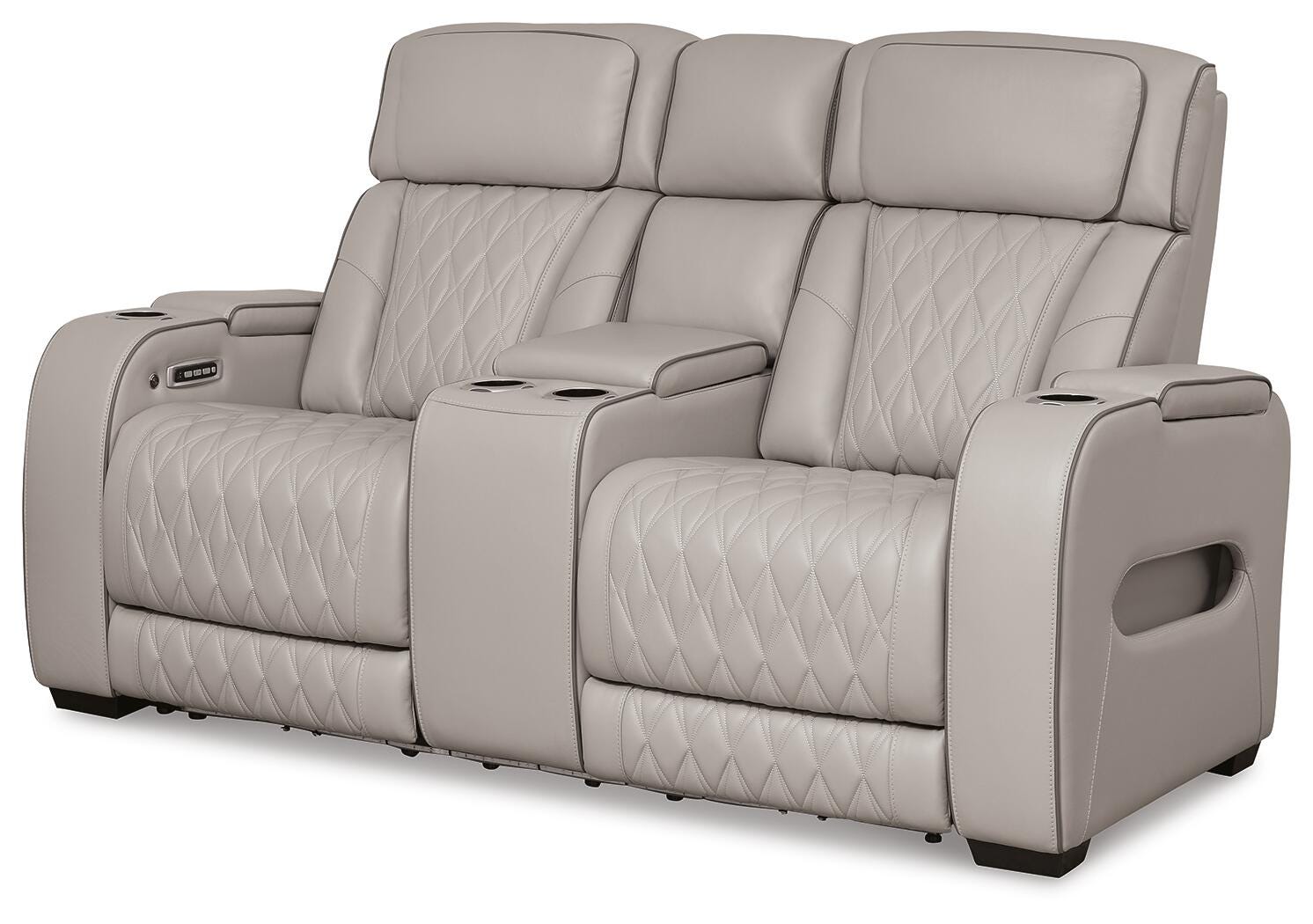 Sofá reclinable eléctrico Boyington, sofá de dos plazas y sillón reclinable - image 9