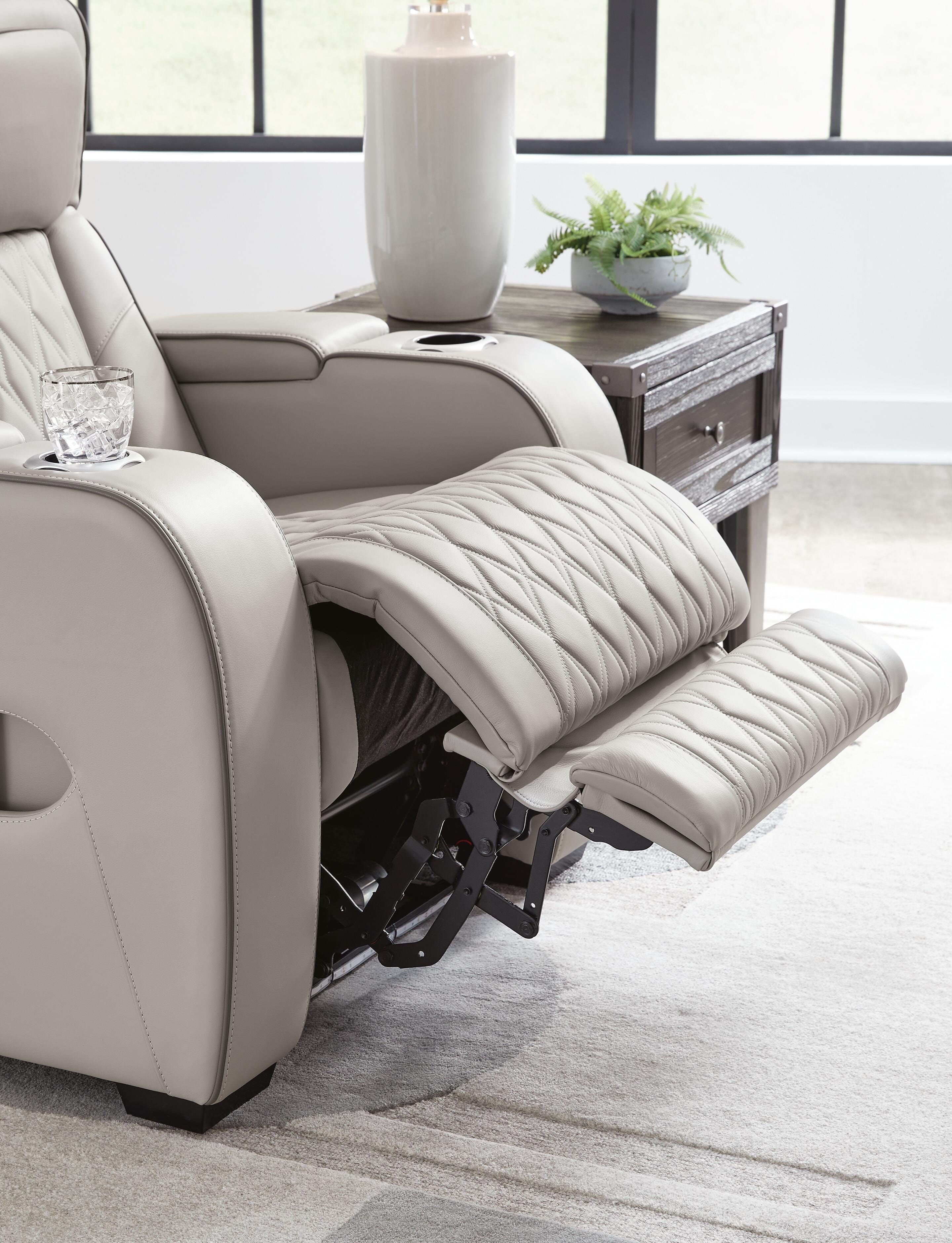 Sofá reclinable eléctrico Boyington, sofá de dos plazas y sillón reclinable - image 36