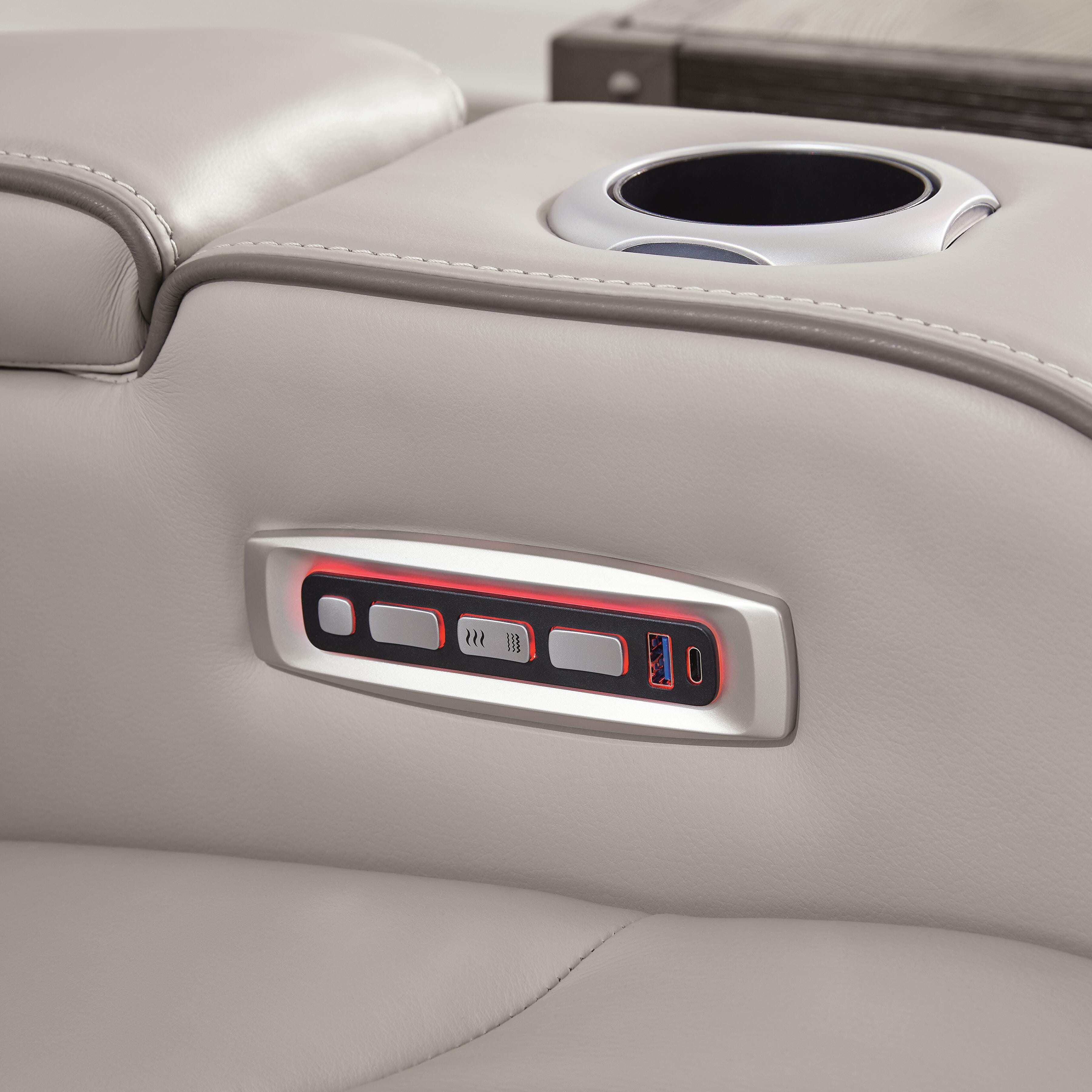 Sofá reclinable eléctrico Boyington, sofá de dos plazas y sillón reclinable - image 35
