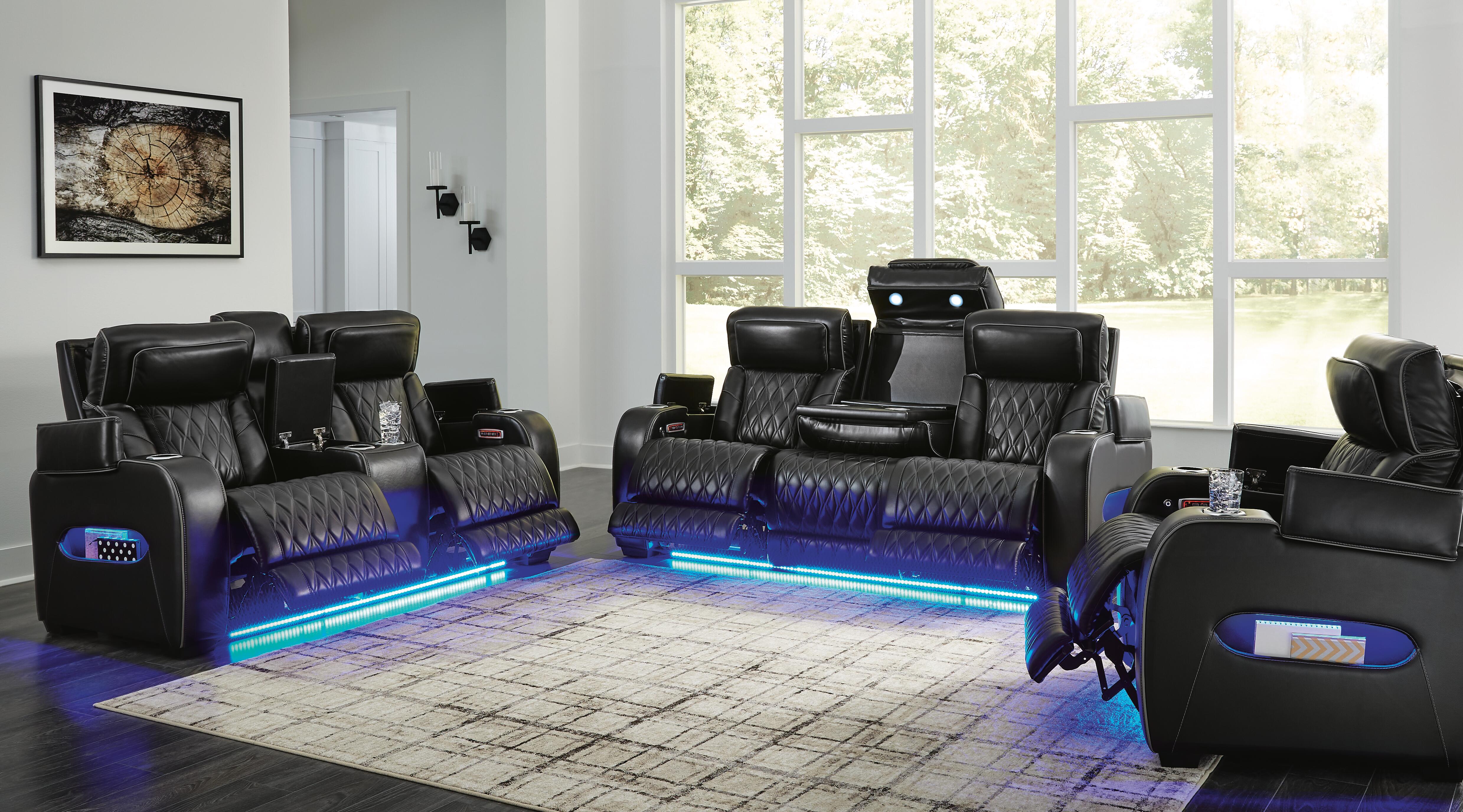 Sofá reclinable eléctrico Boyington, sofá de dos plazas y sillón reclinable - image 20