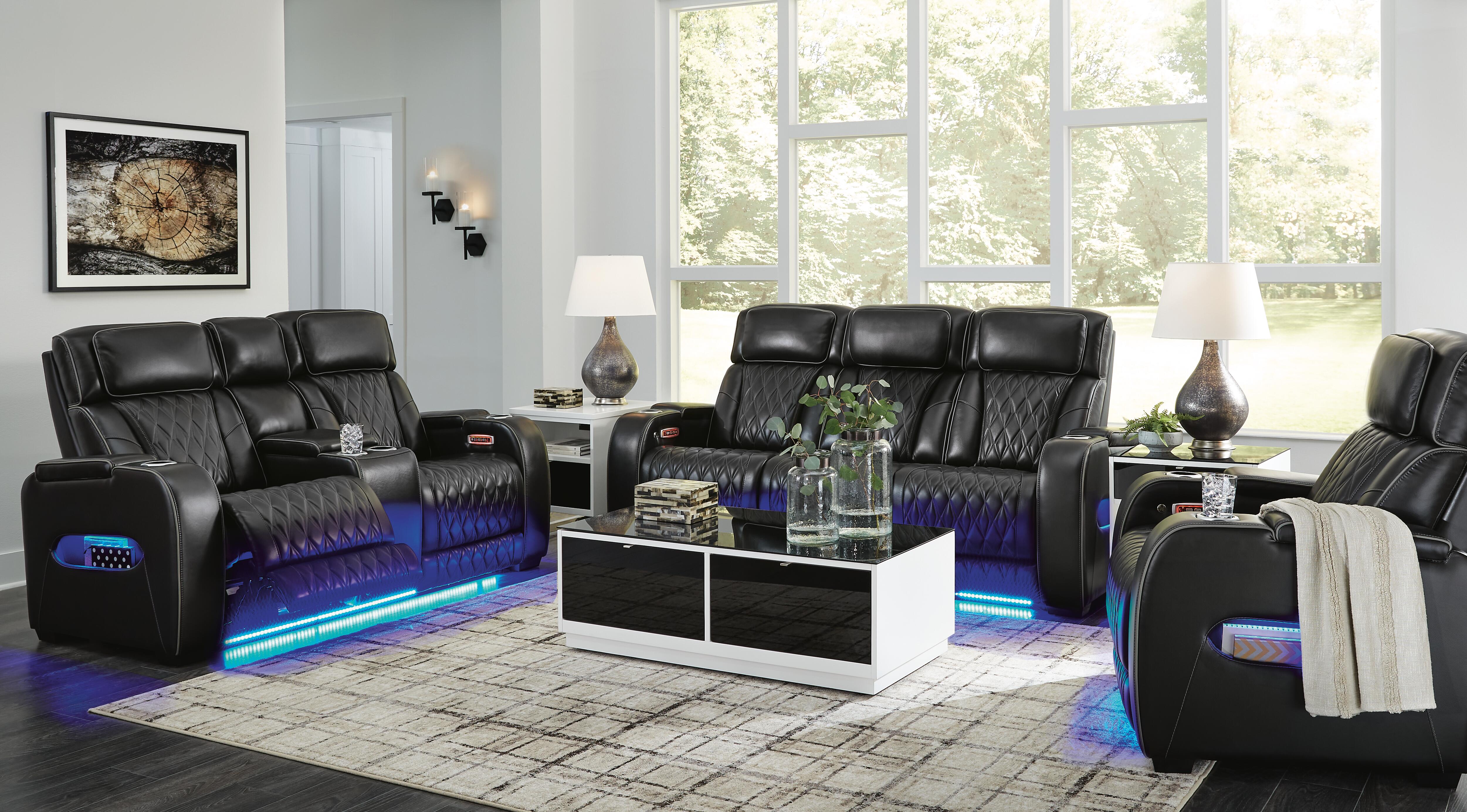 Sofá reclinable eléctrico Boyington, sofá de dos plazas y sillón reclinable - image 37