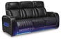 Boyington Power Reclining Sofa, Black, large