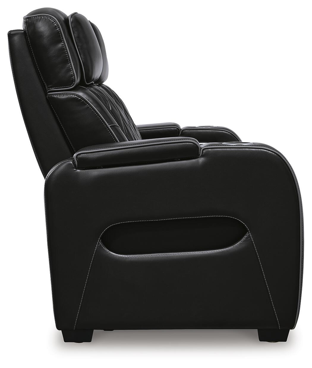 Boyington Power Reclining Sofa, Black, large