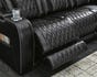 Boyington Power Reclining Sofa, Black, large
