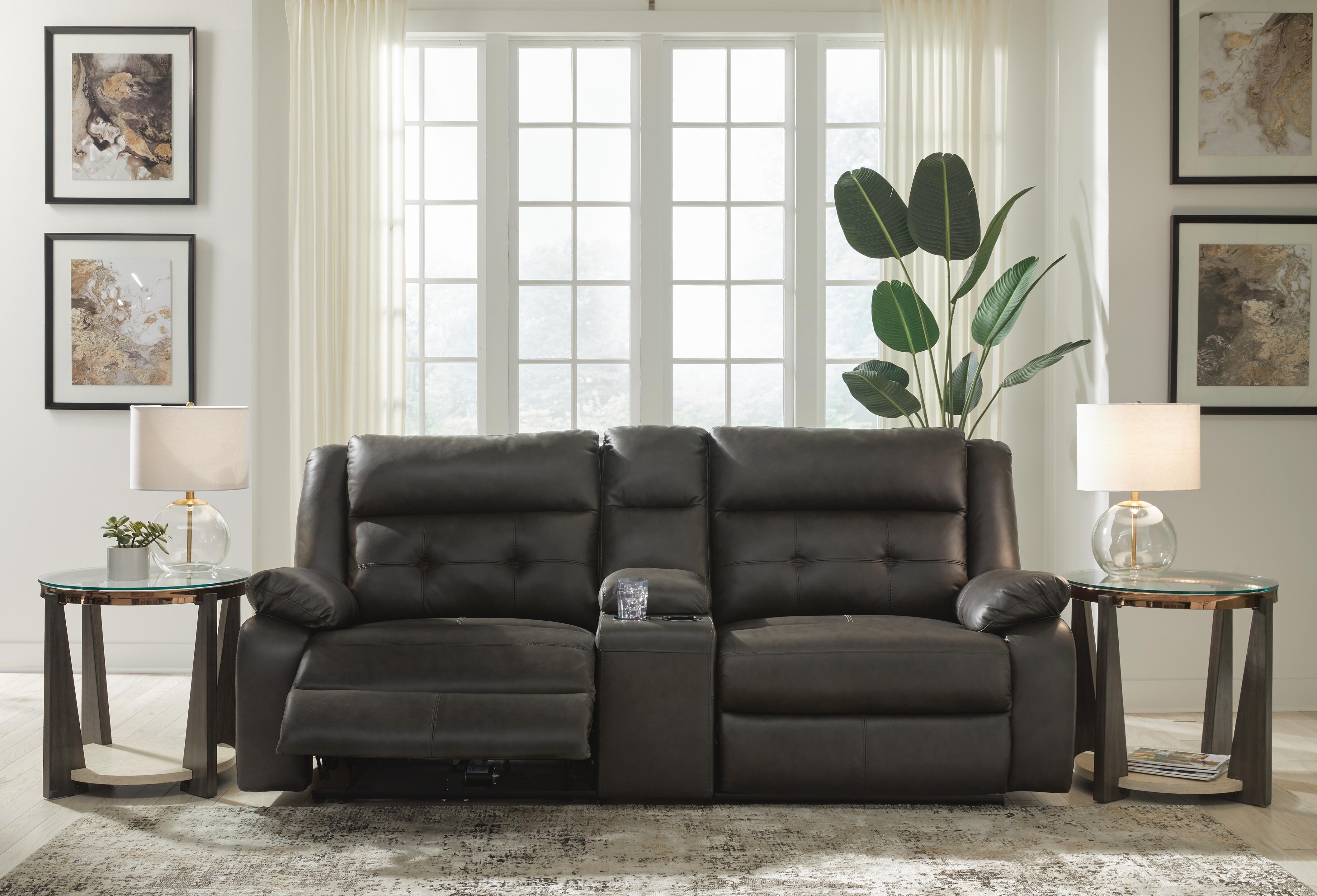 Mackie Pike 3-Piece Power Reclining Sectional Loveseat with Console, , large