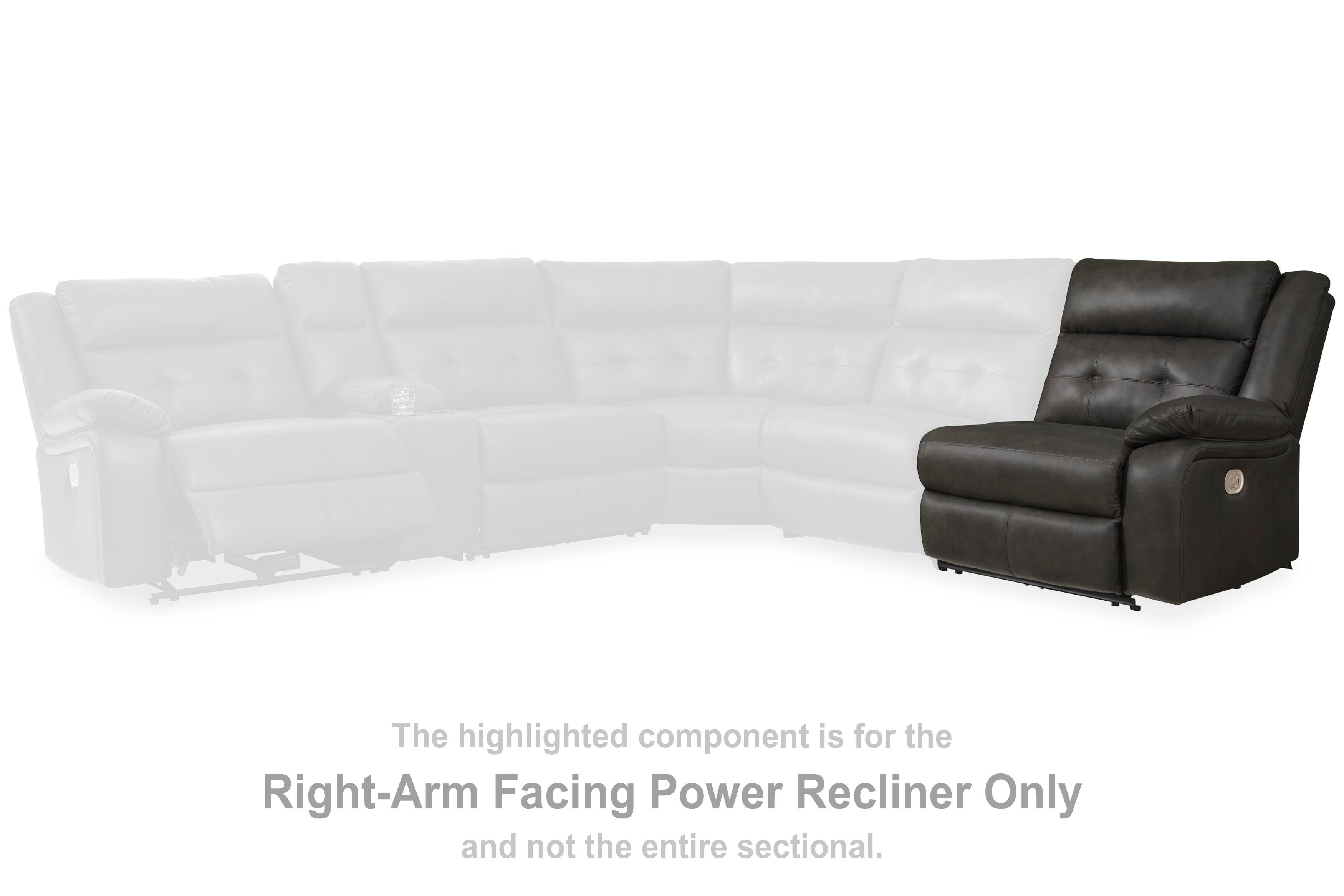 Mackie Pike Right-Arm Facing Power Recliner, , large