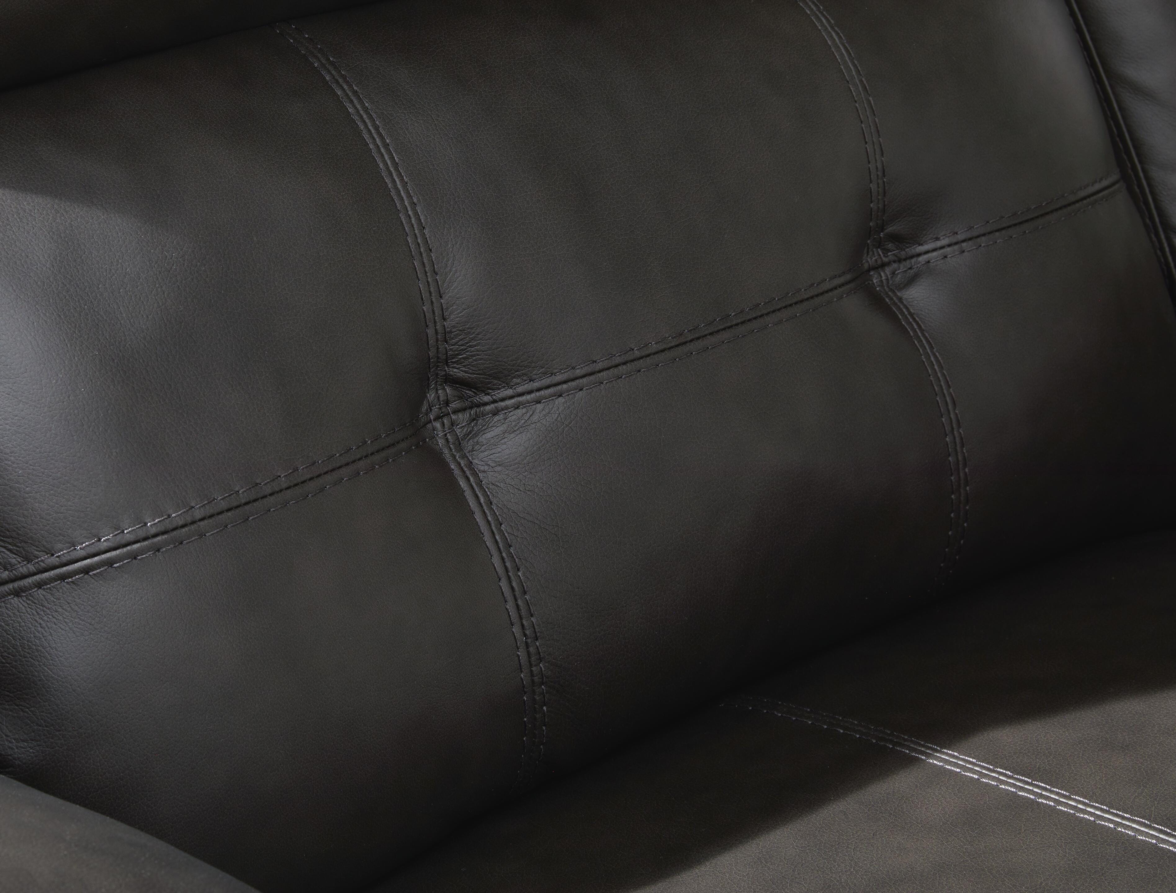 Mackie Pike 2-Piece Dual Power Leather Reclining Modular Loveseat