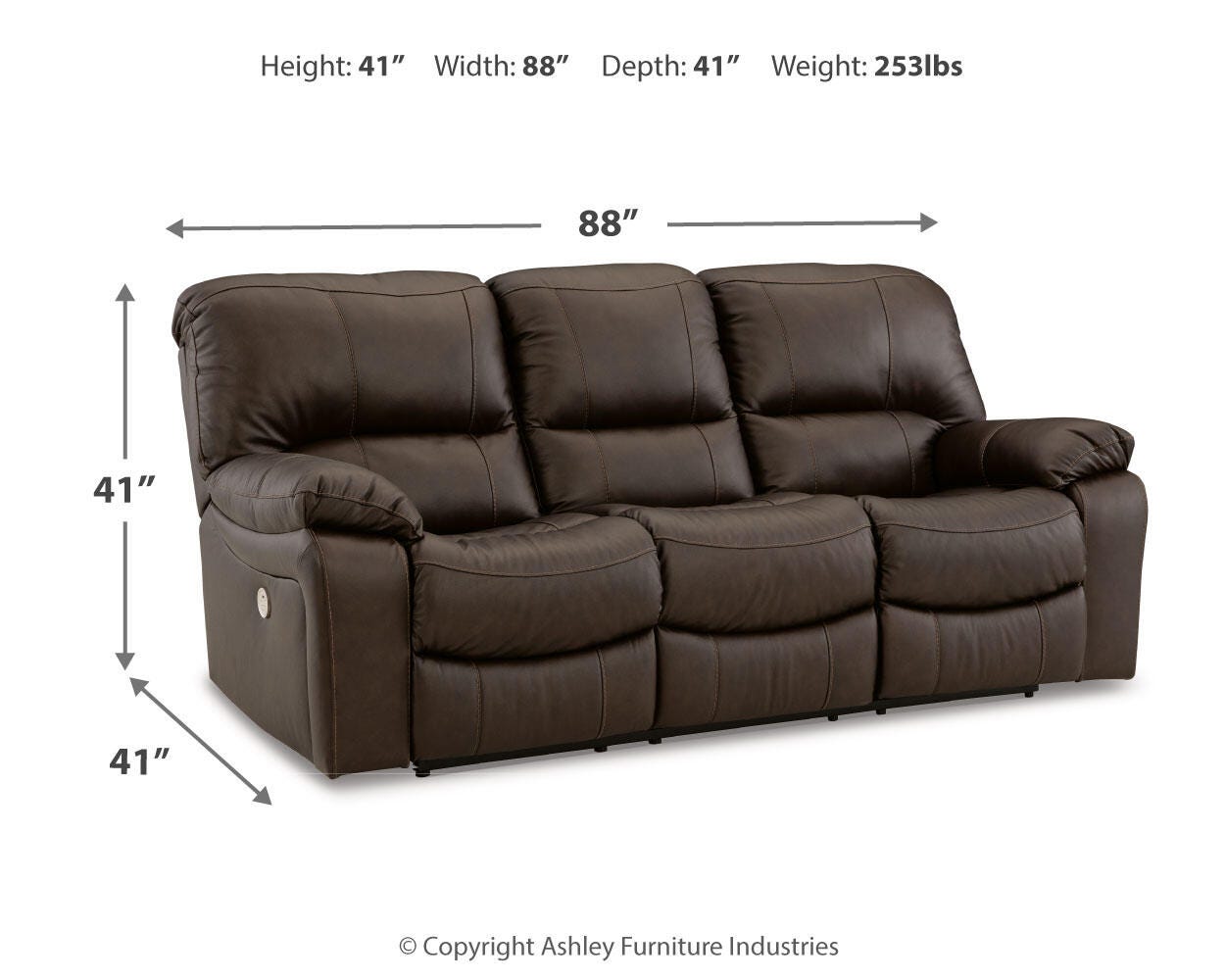 Leesworth Power Reclining Sofa - image 5