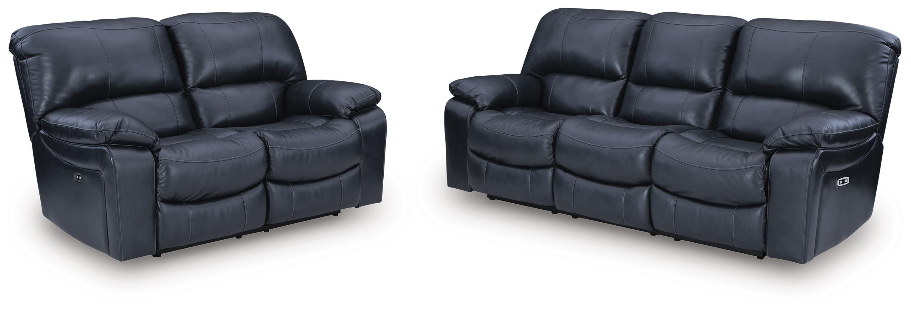 Leesworth Power Reclining Sofa and Loveseat - image 2