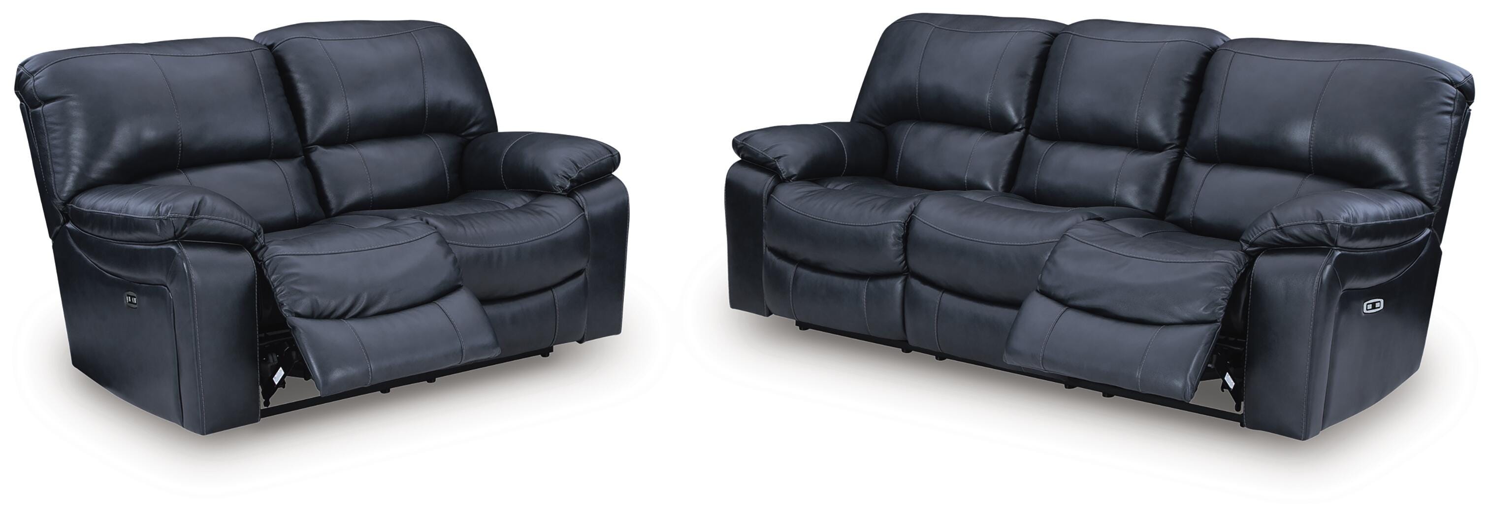 Leesworth Power Reclining Sofa and Loveseat - image 3