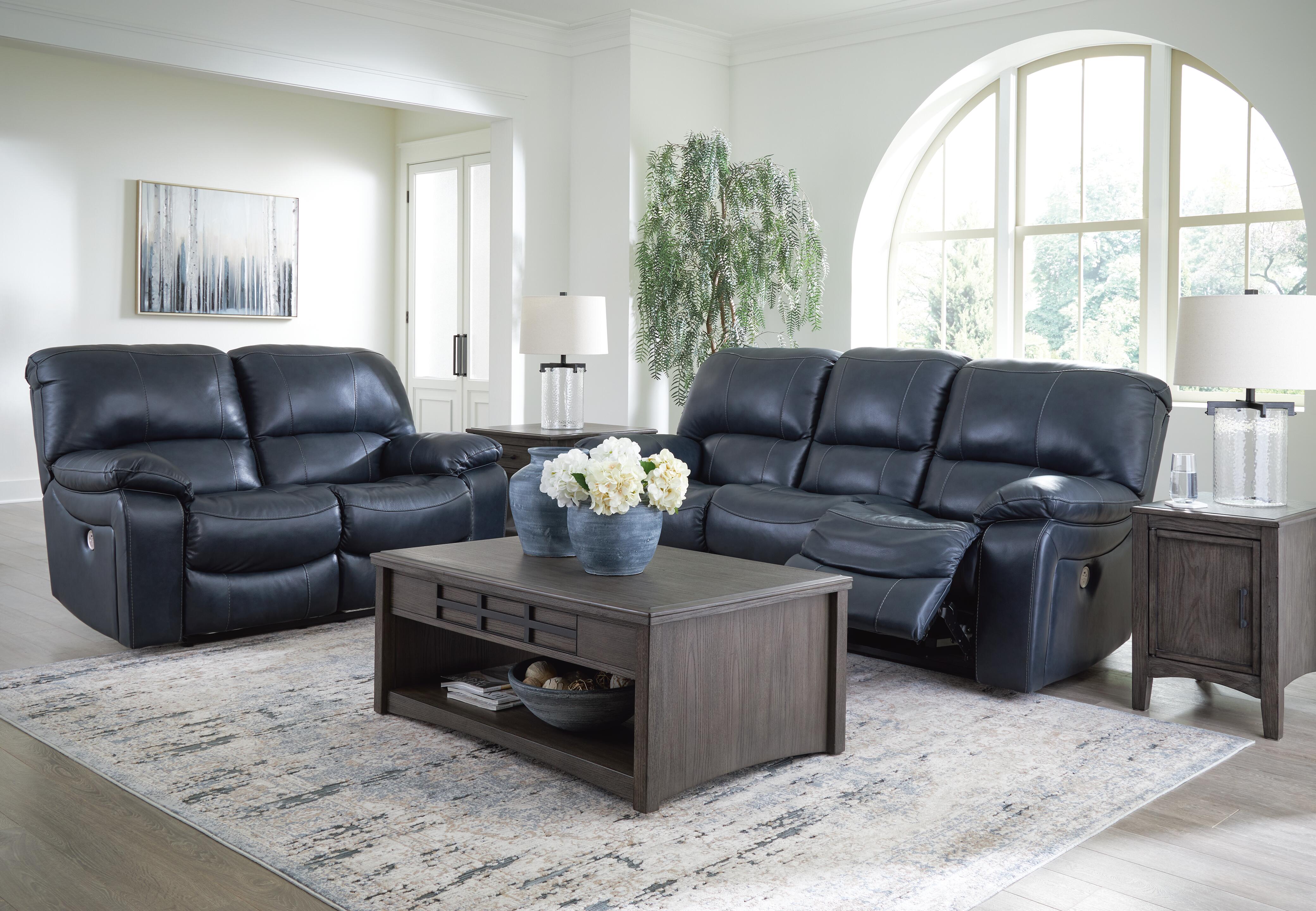 Leesworth Sofa and Loveseat, Ocean, large