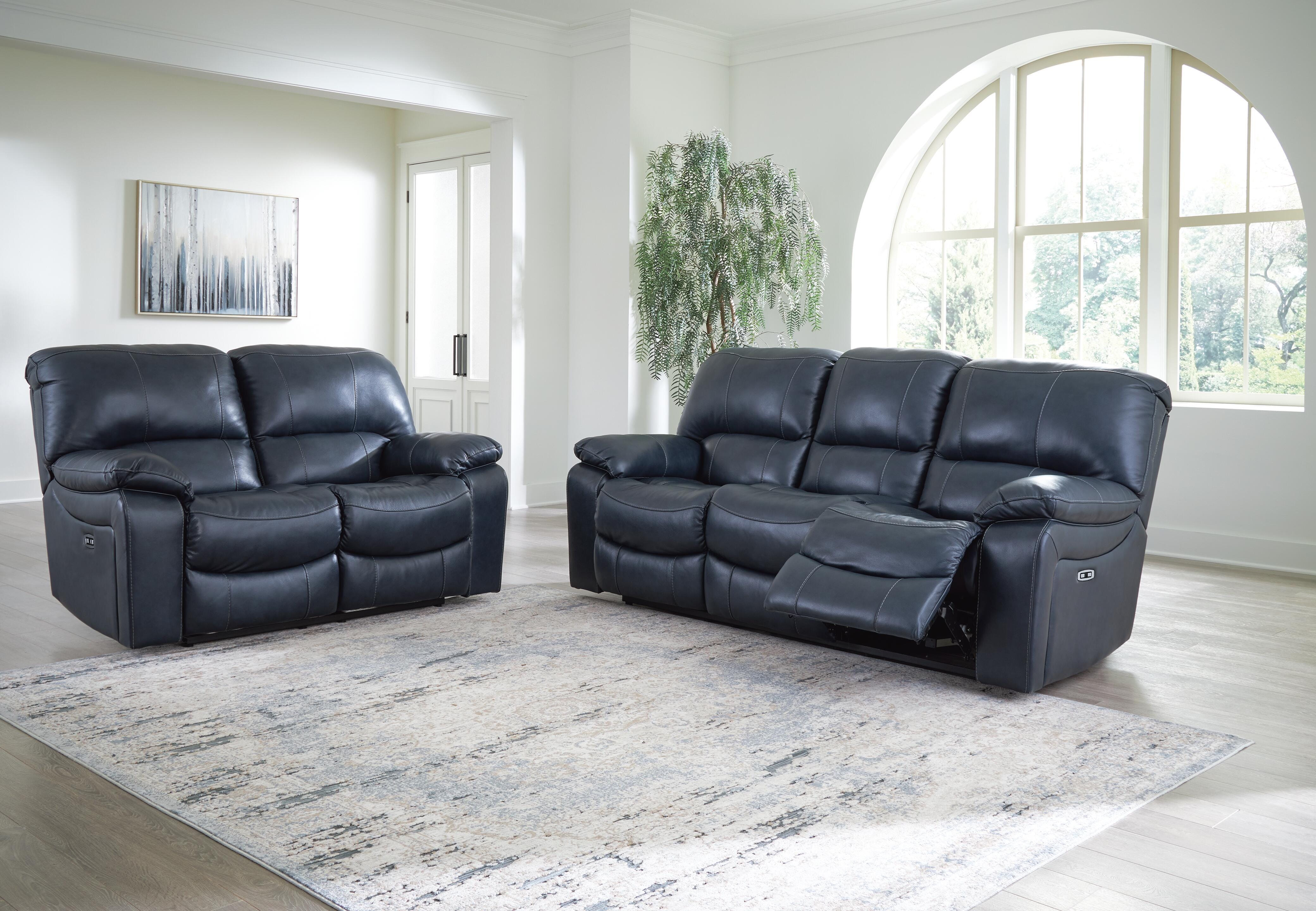 Leesworth Power Reclining Sofa and Loveseat - image 1