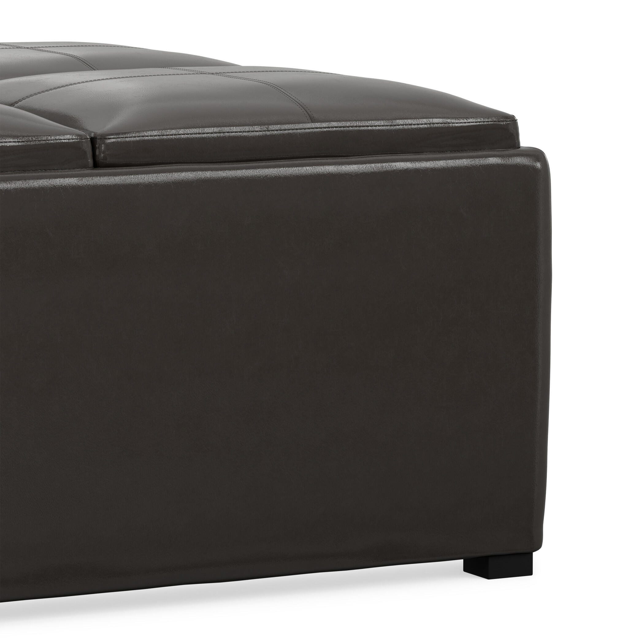 Ottoman Coffee Table Ottoman, Tanners Brown, large