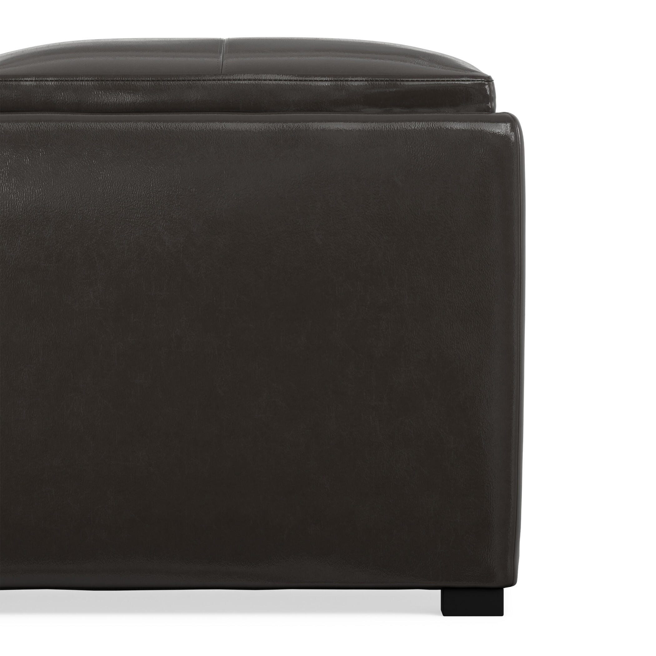 Ottoman Coffee Table Ottoman, Tanners Brown, large