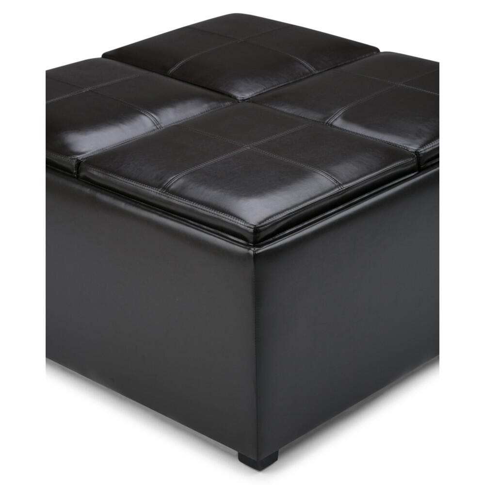 Ottoman Coffee Table Ottoman, Tanners Brown, large