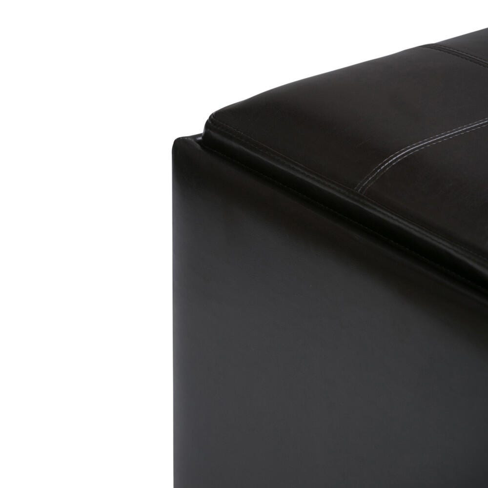 Ottoman Coffee Table Ottoman, Tanners Brown, large