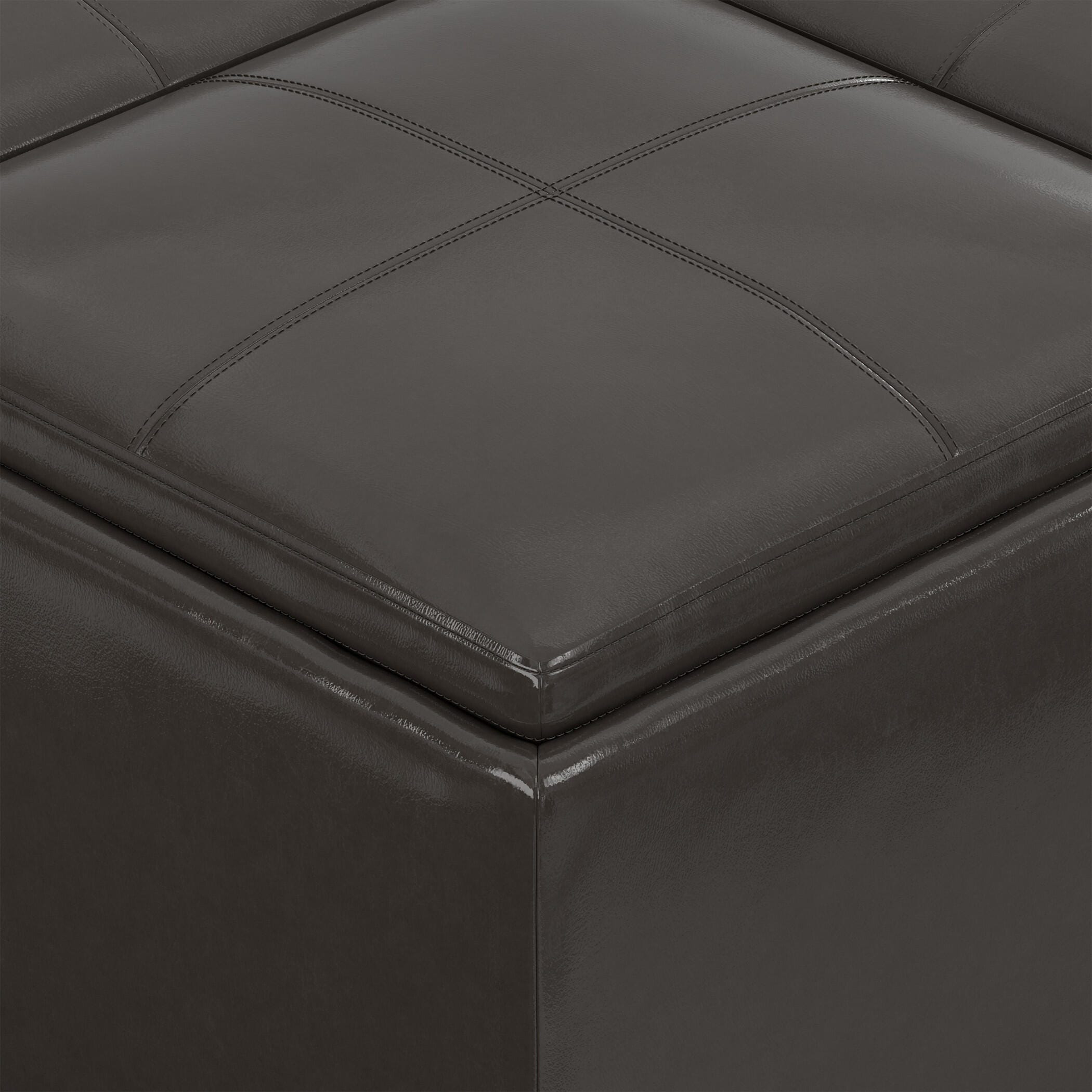 Ottoman Coffee Table Ottoman, Tanners Brown, large