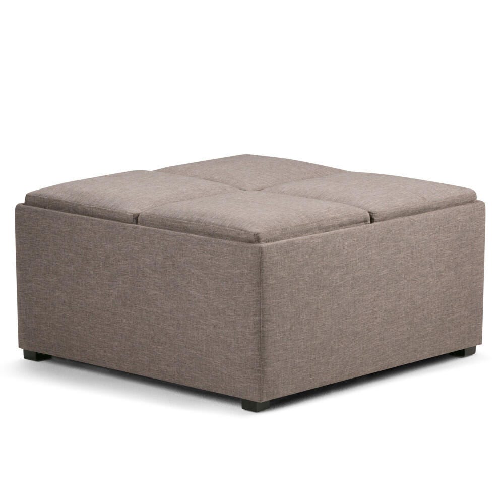 Ottoman Coffee Table Ottoman, Fawn, large