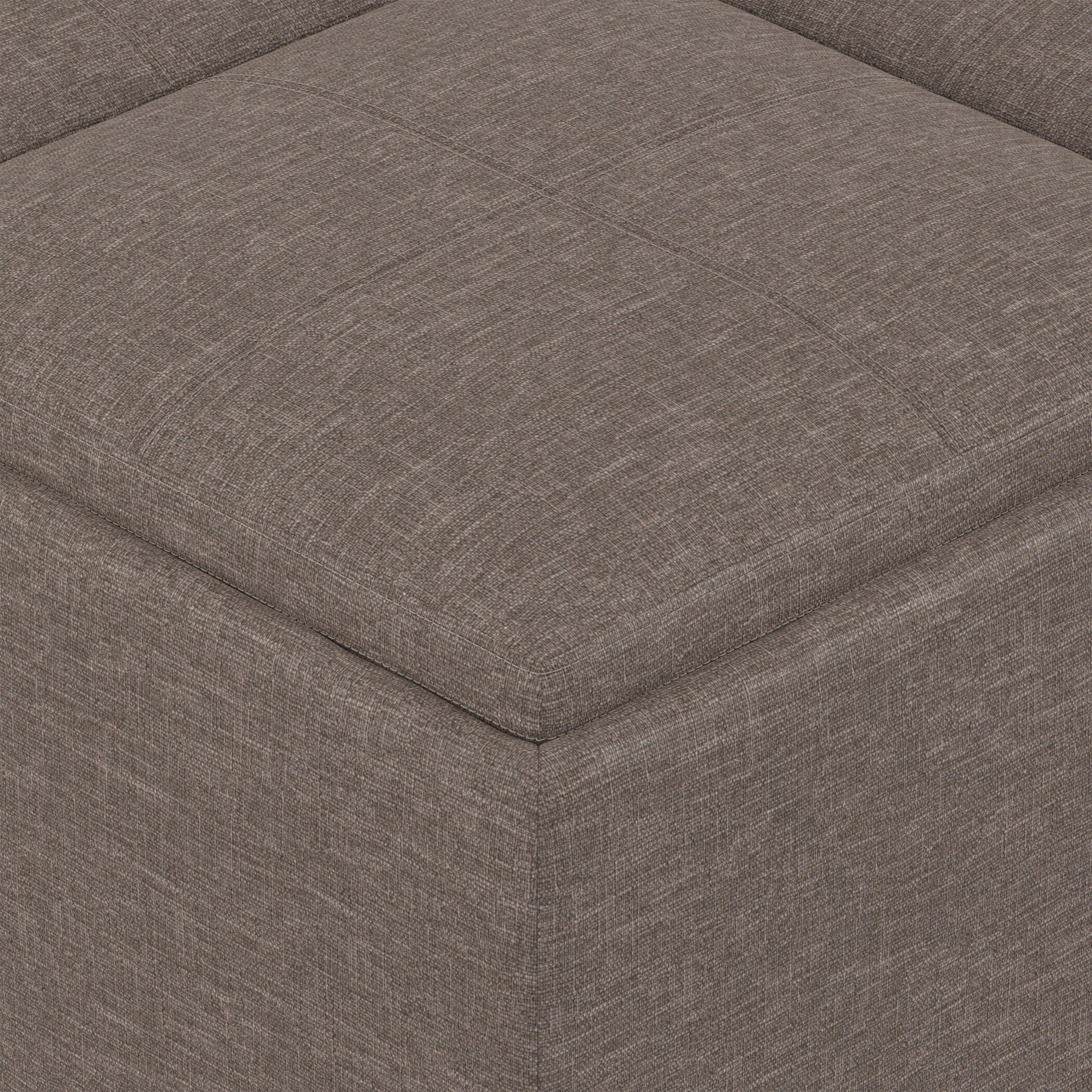 Ottoman Coffee Table Ottoman, Fawn, large