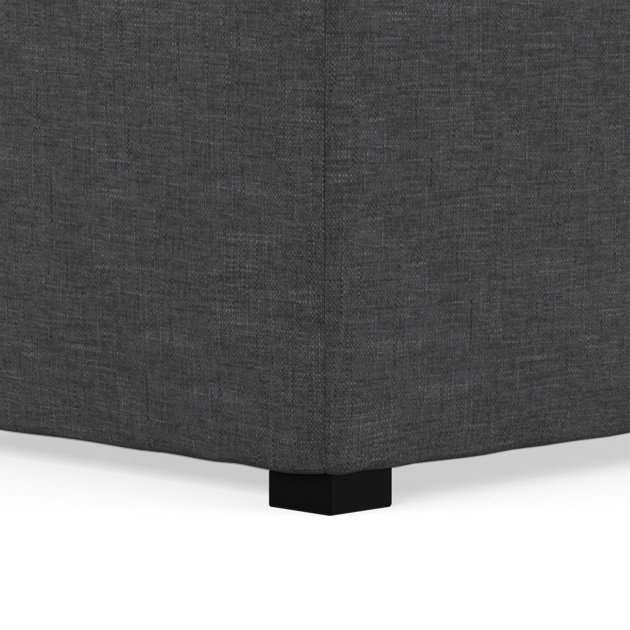 Ottoman Coffee Table Ottoman, Slate Gray, large