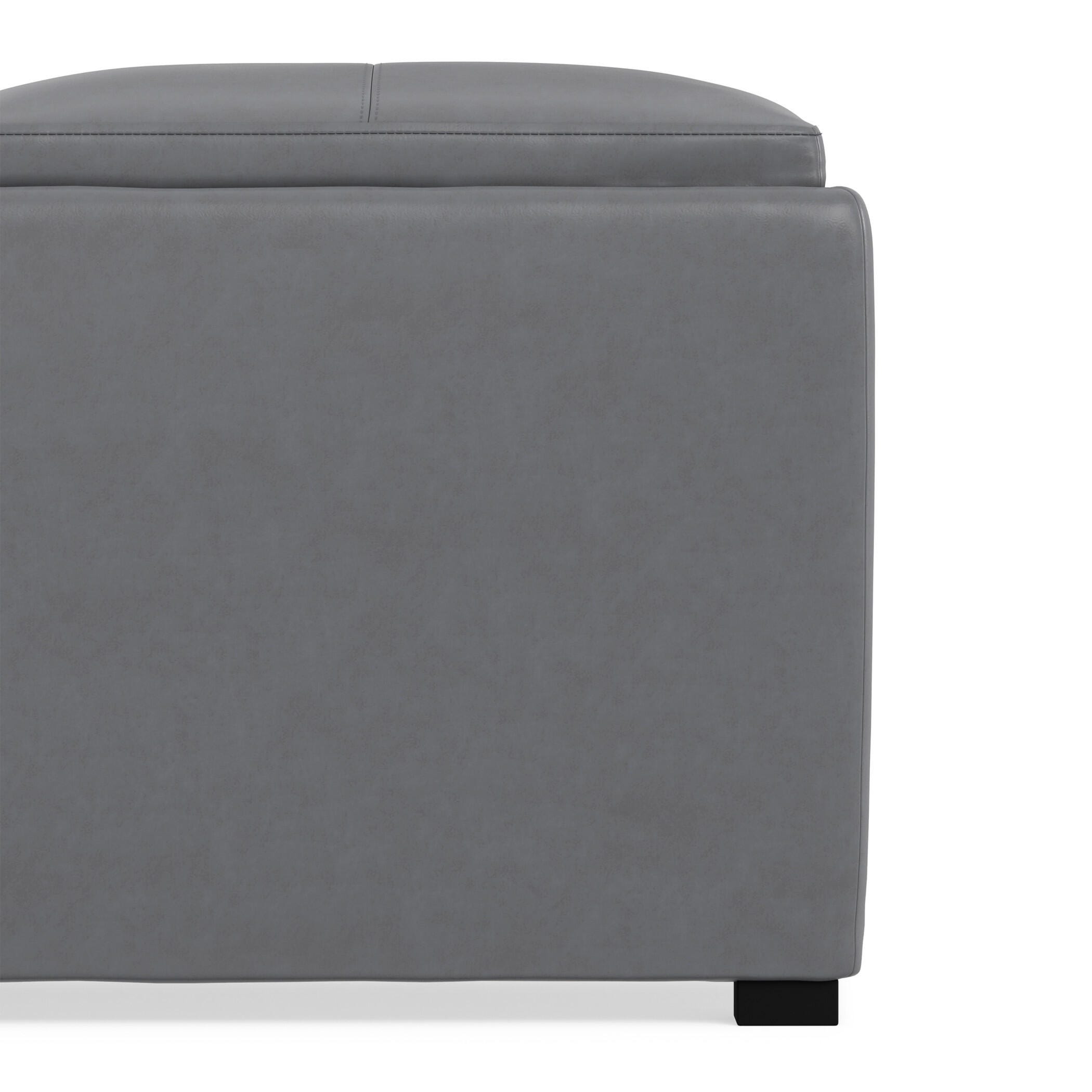 Ottoman Coffee Table Ottoman, Stone Gray, large