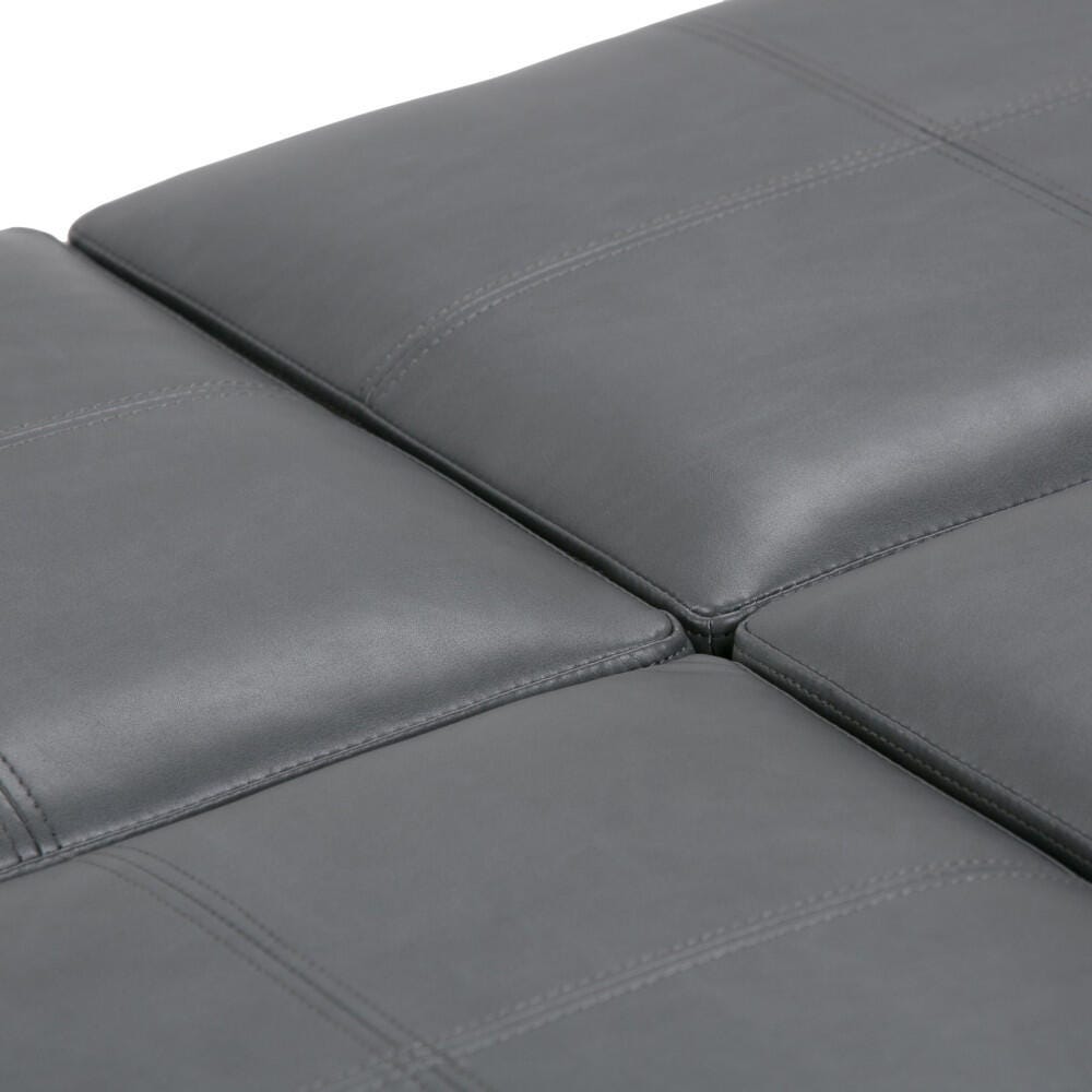 Ottoman Coffee Table Ottoman, Stone Gray, large