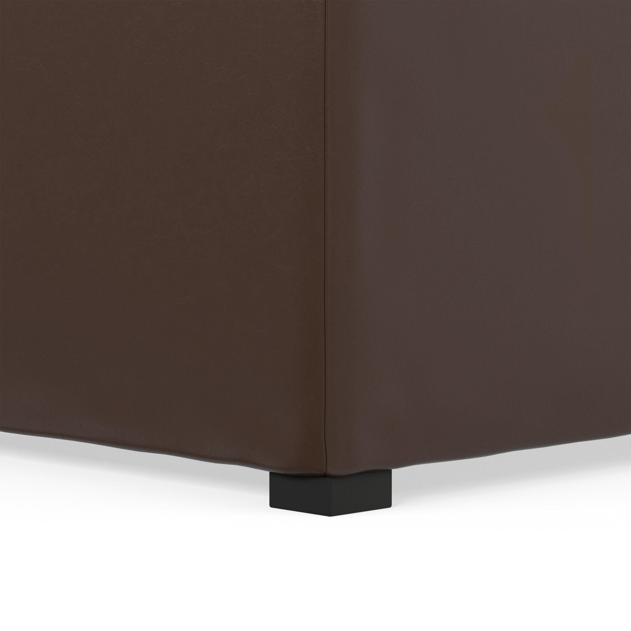 Ottoman Coffee Table Ottoman, Chocolate, large