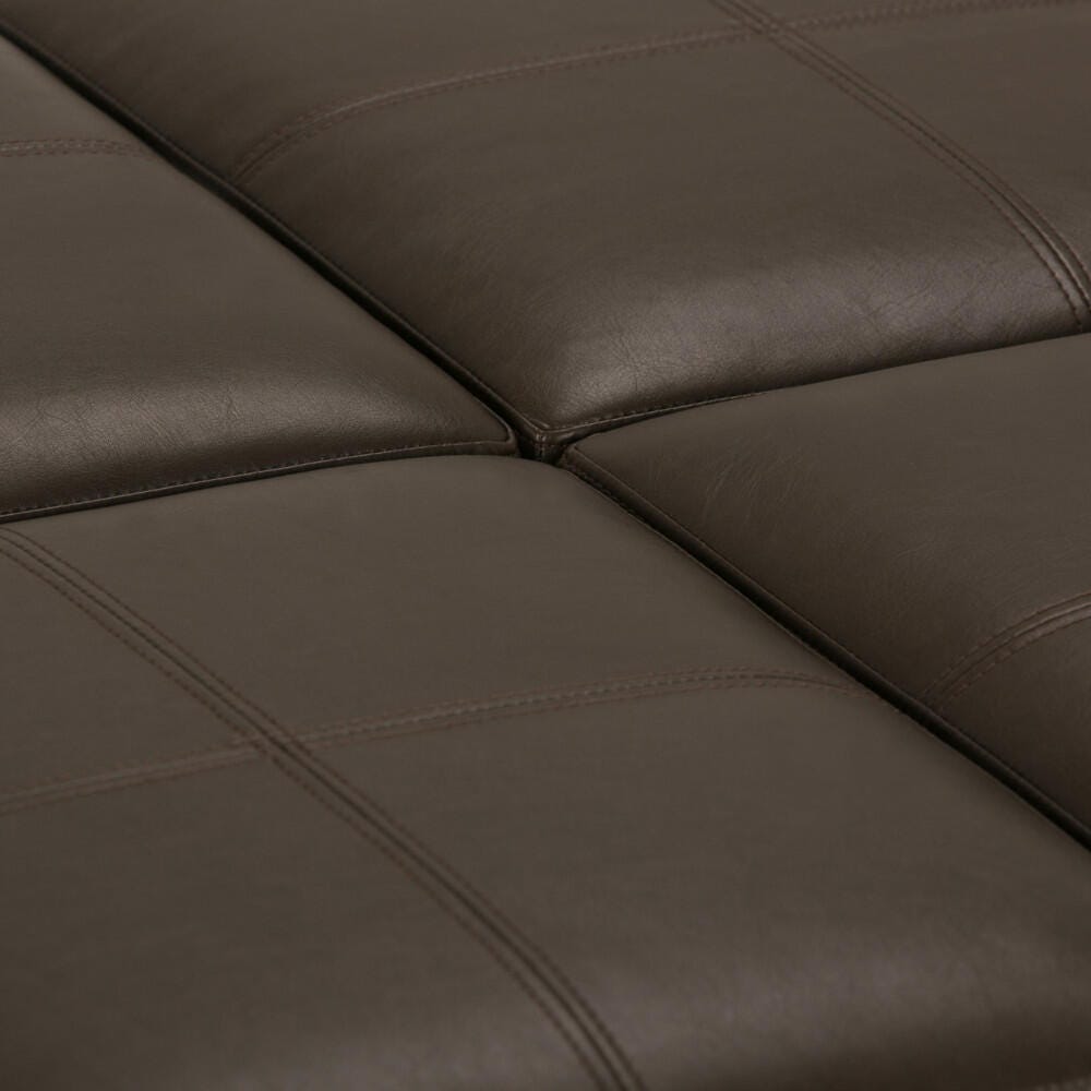 Ottoman Coffee Table Ottoman, Chocolate, large