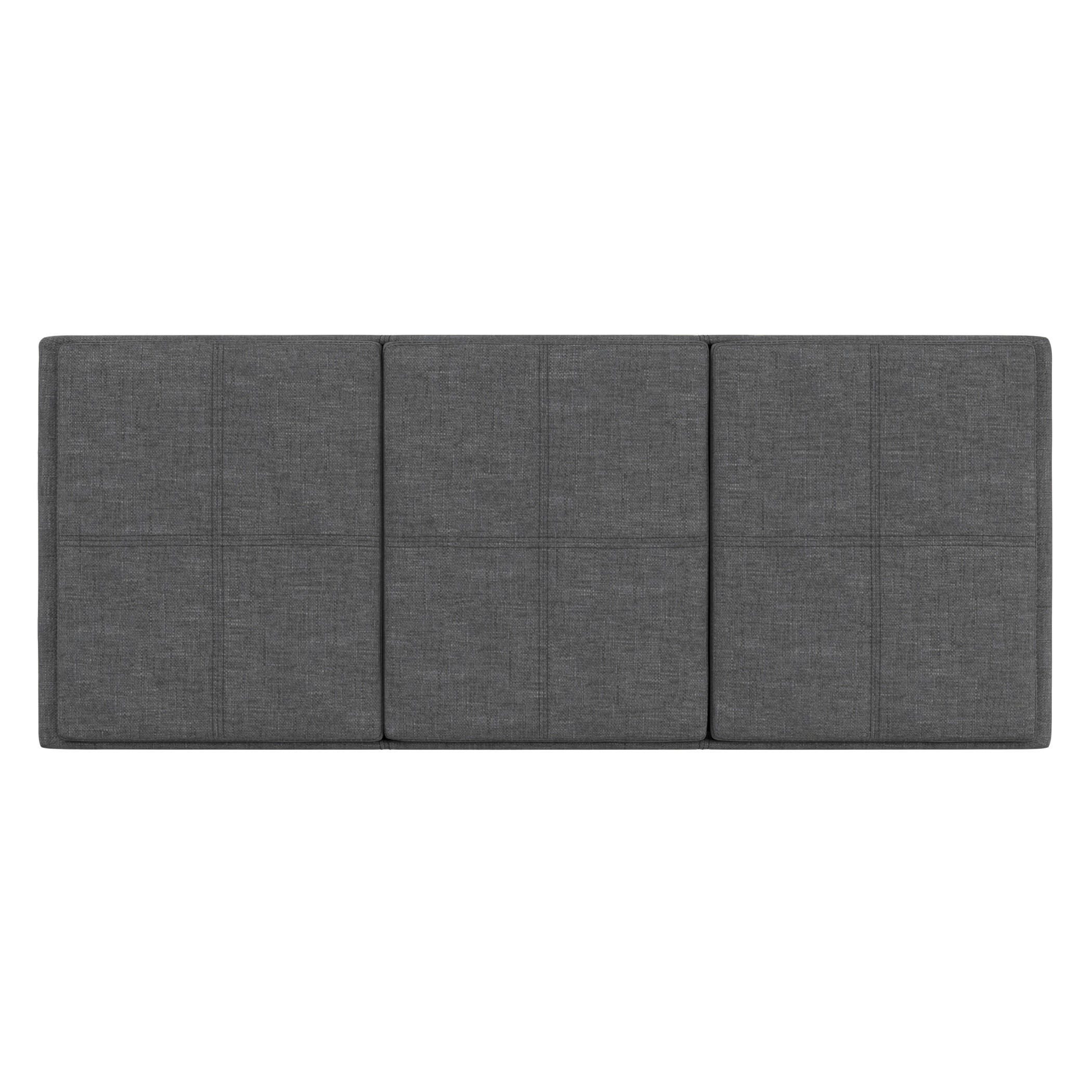 Ottoman Storage Ottoman with Trays, Slate Gray, large