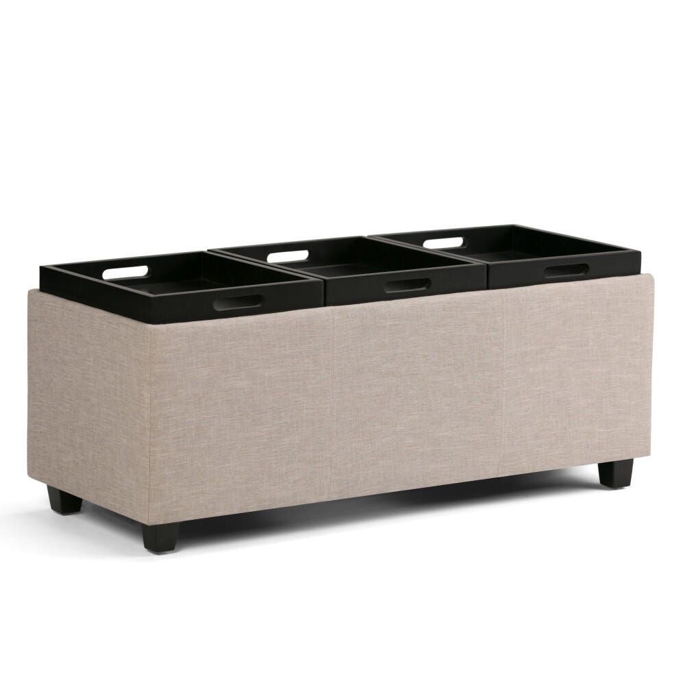 Simpli Home Avalon Storage Ottoman