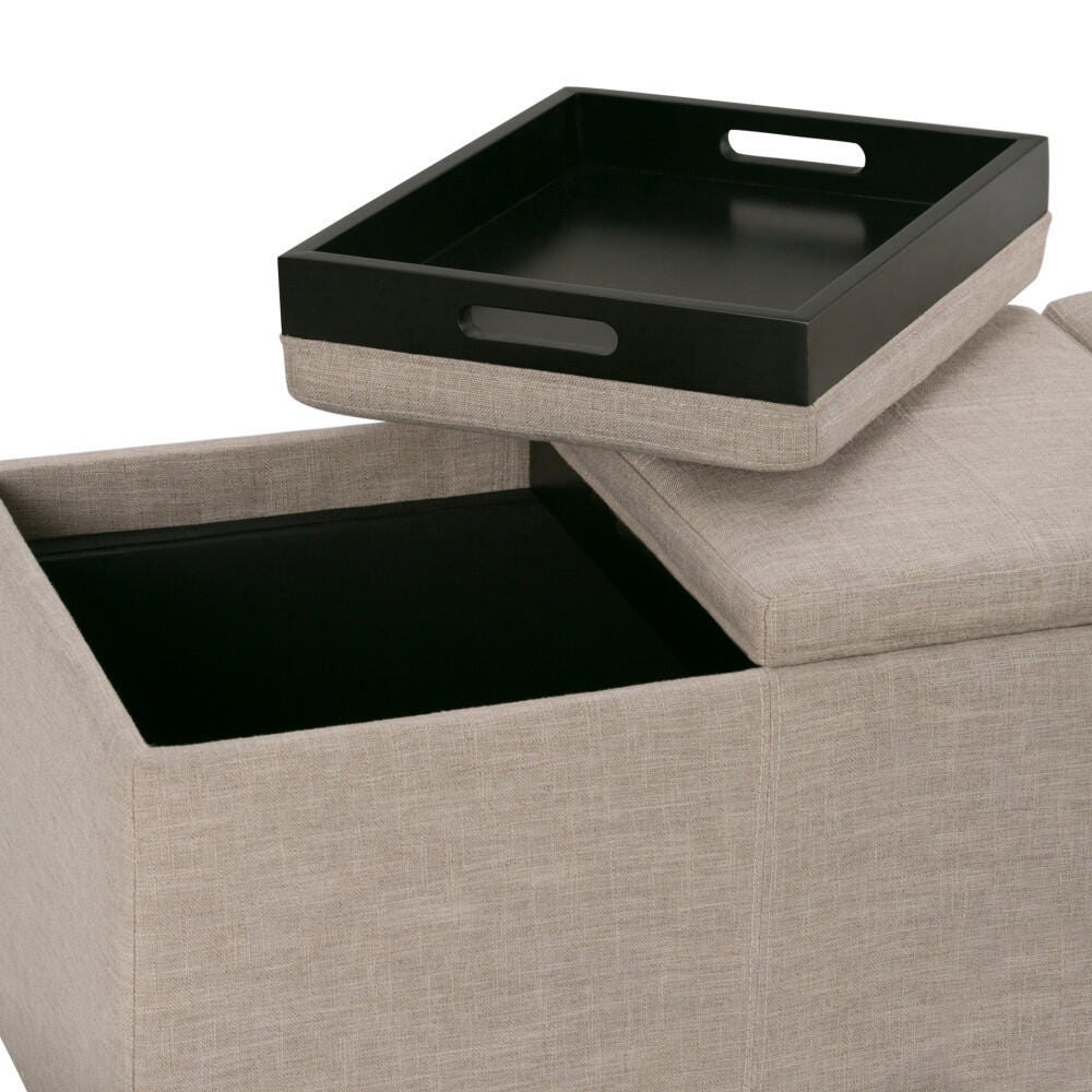 Simpli Home Avalon Storage Ottoman