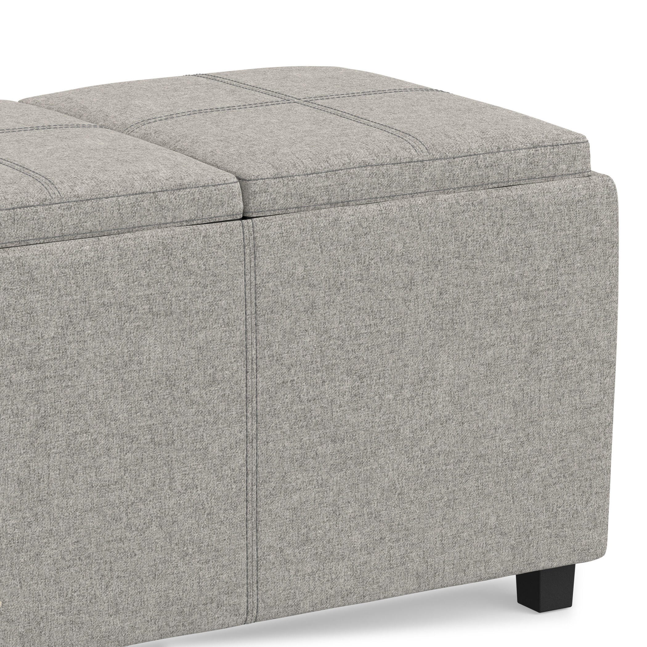 Ottoman Storage Ottoman with Trays, Cloud, large