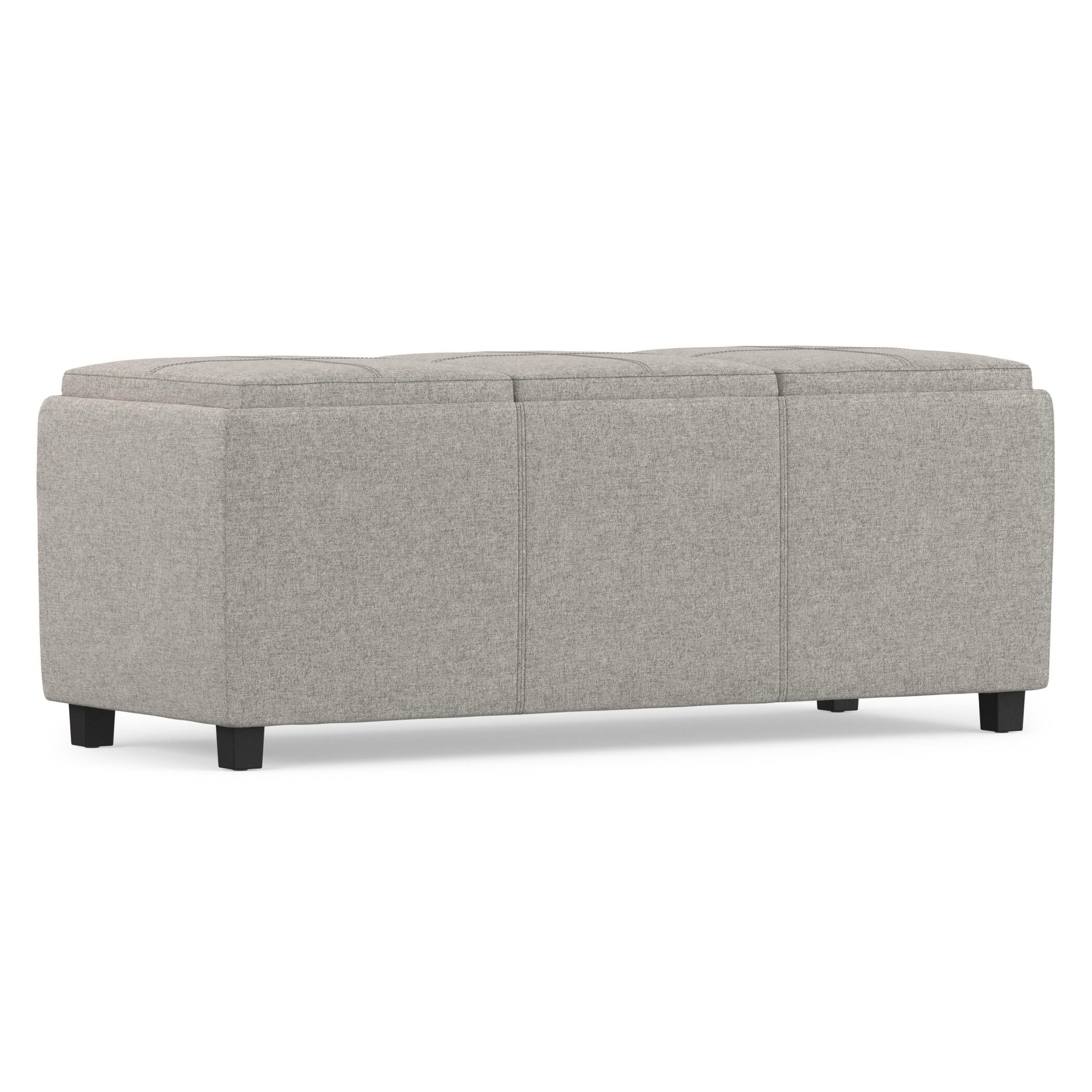 Ottoman Storage Ottoman with Trays, Cloud, large