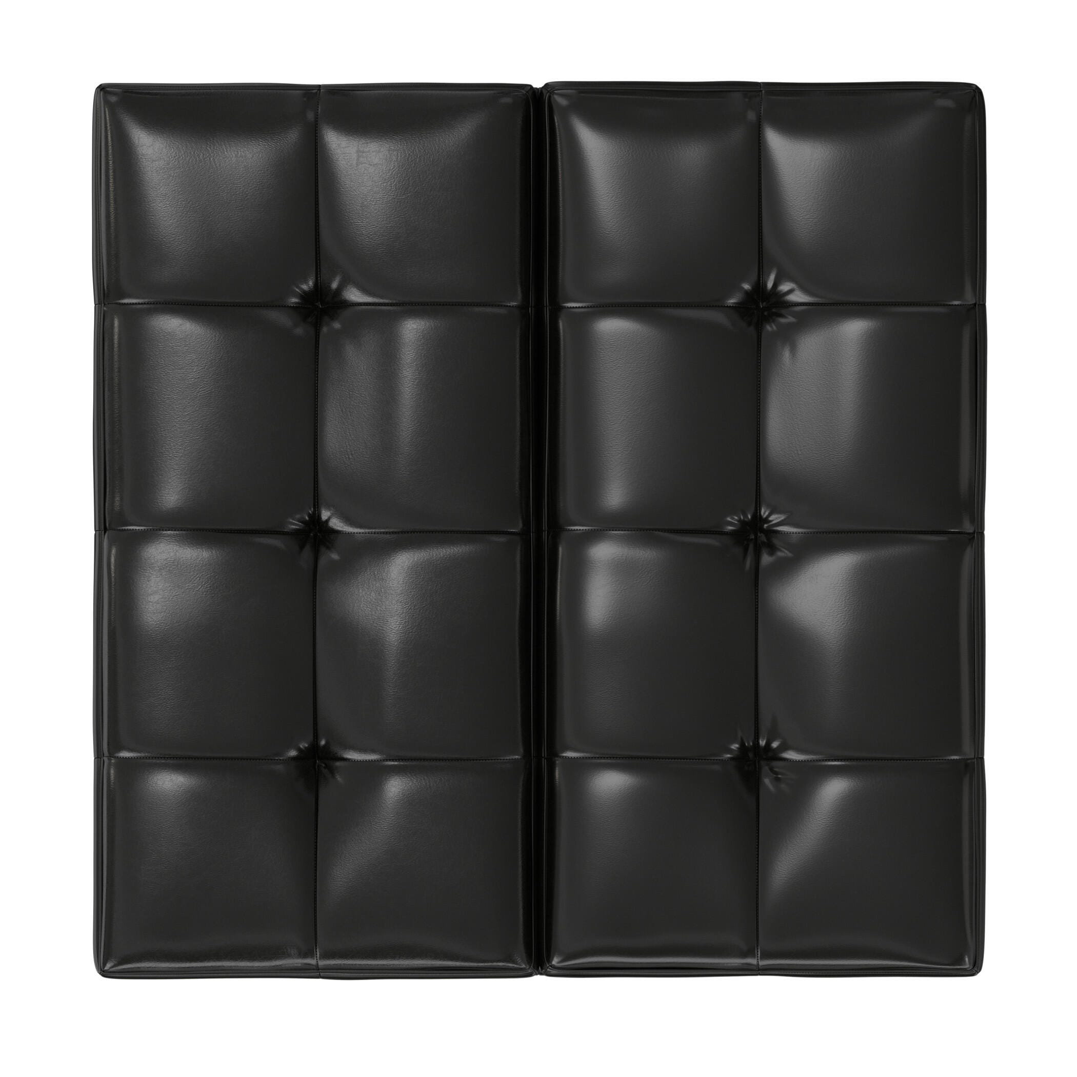 Ottoman Coffee Table Storage Ottoman, Midnight Black, large