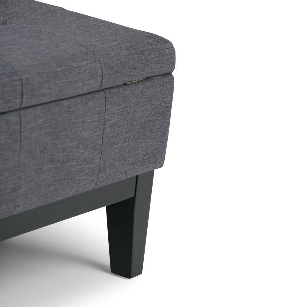 Ottoman Coffee Table Storage Ottoman, Slate Gray, large
