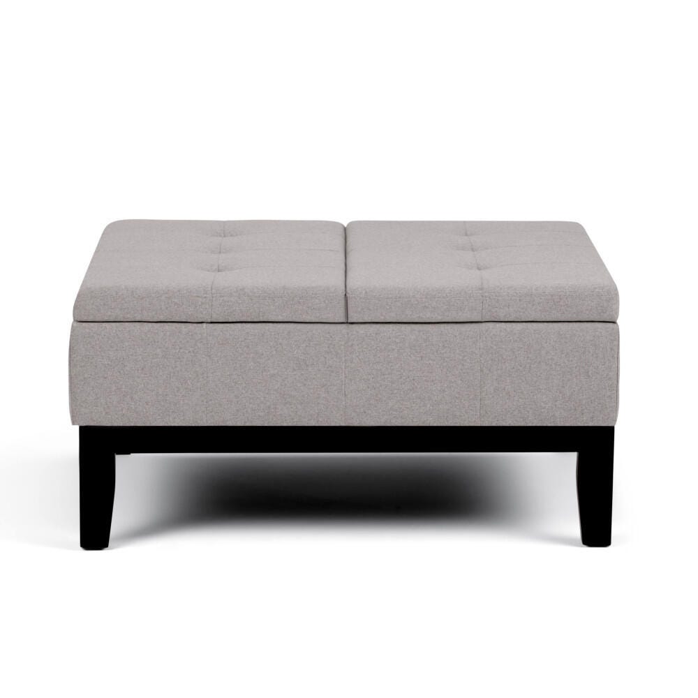 Simpli Home Harrison Storage Ottoman Coffee Table - Thumbnail 5