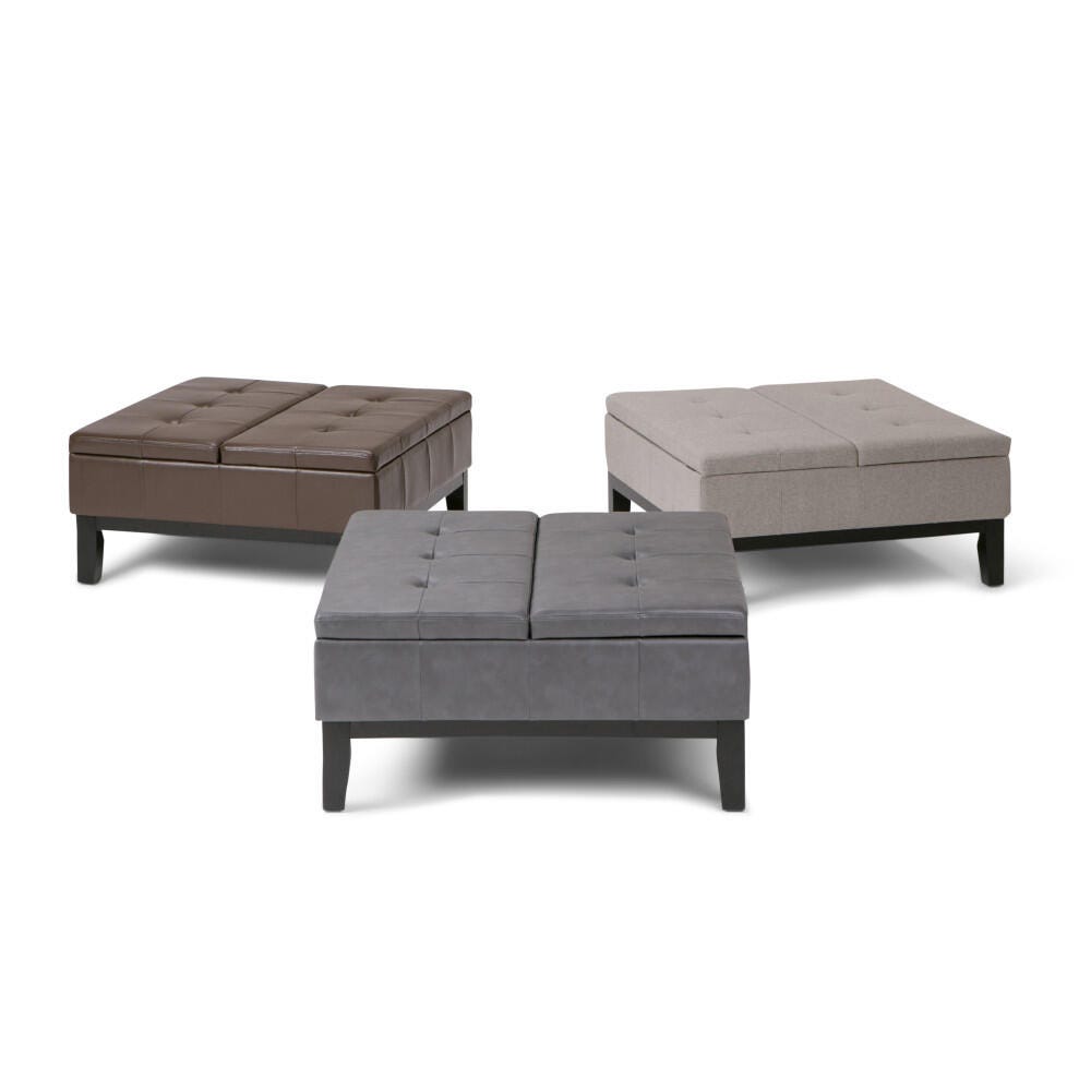 Ottoman Coffee Table Storage Ottoman, Cloud, large