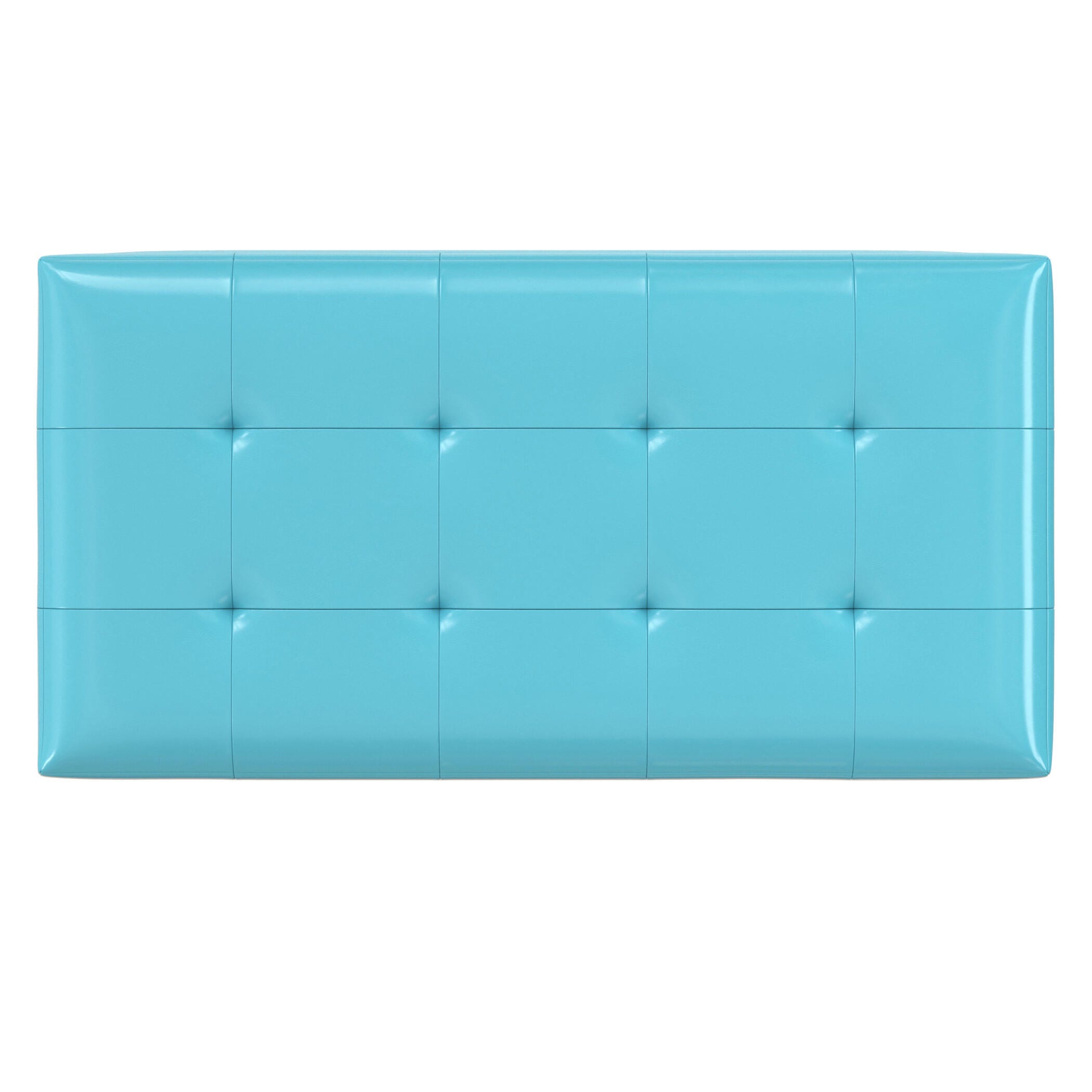 Ottoman Wide Storage Ottoman, Soft Blue, large