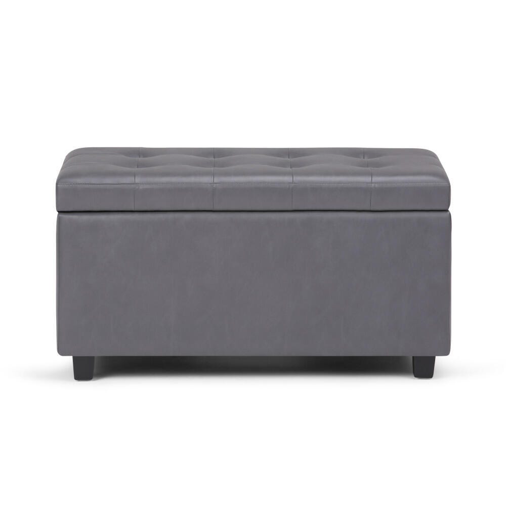 Ottoman Wide Storage Ottoman, Stone Gray, large