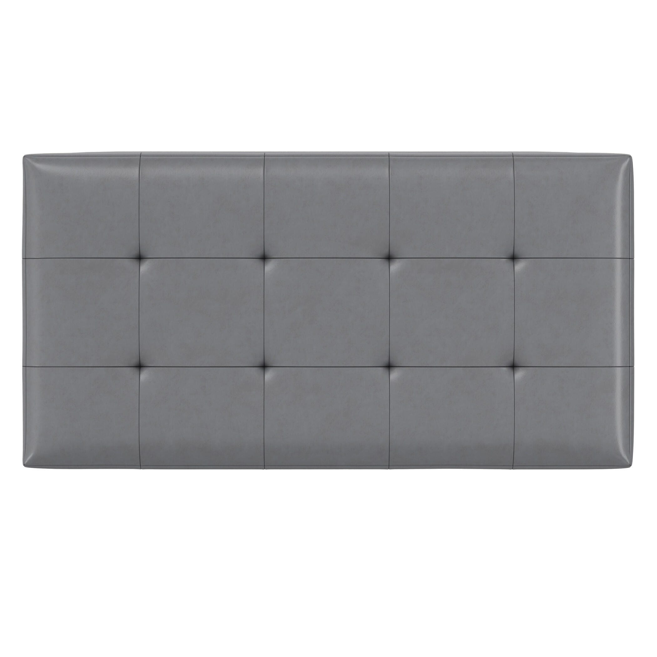 Ottoman Wide Storage Ottoman, Stone Gray, large