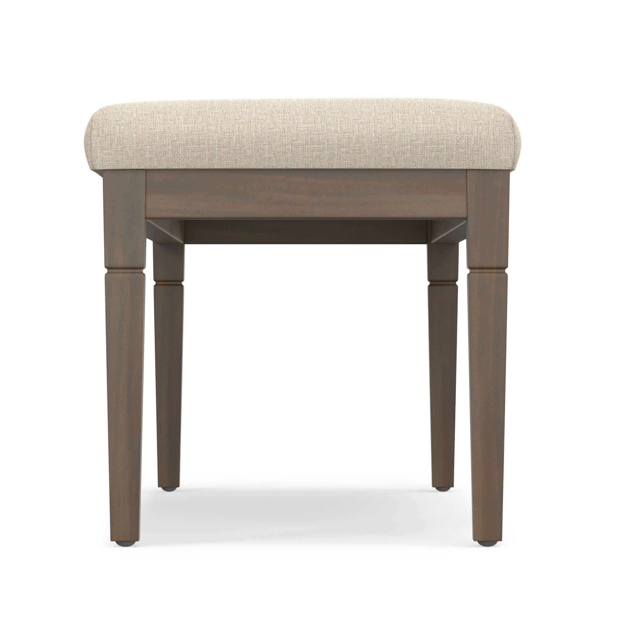 Simpli Home Saxon Ottoman Bench, Natural, large