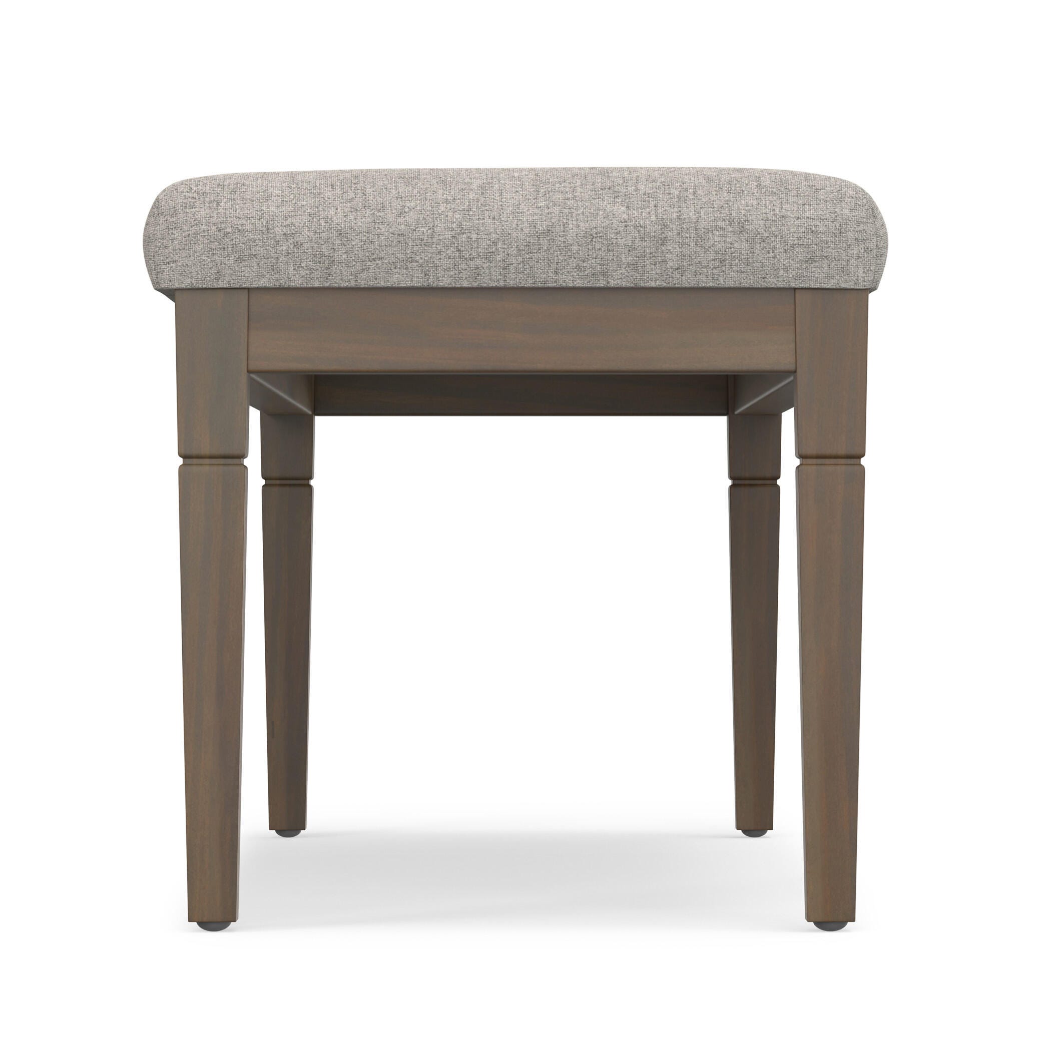 Simpli Home Waverly Ottoman Bench, Cloud, large