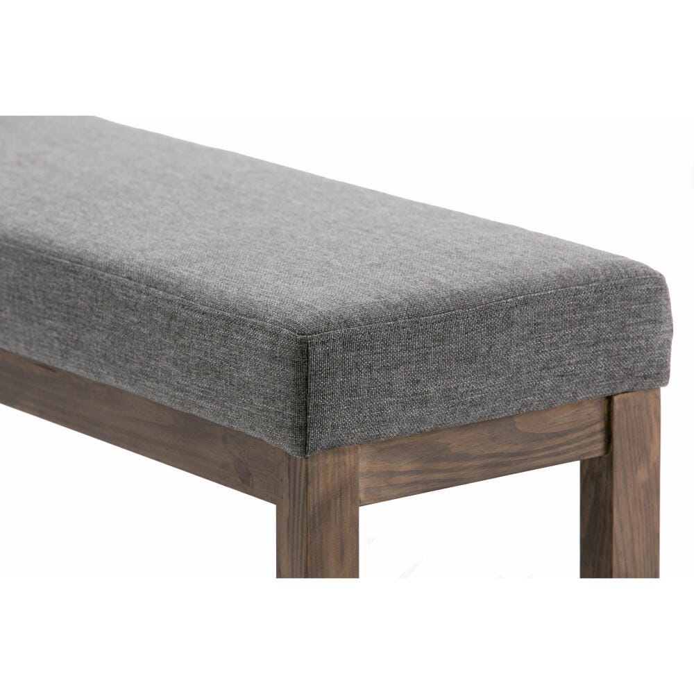 Ottoman Ottoman Bench, Gray, large