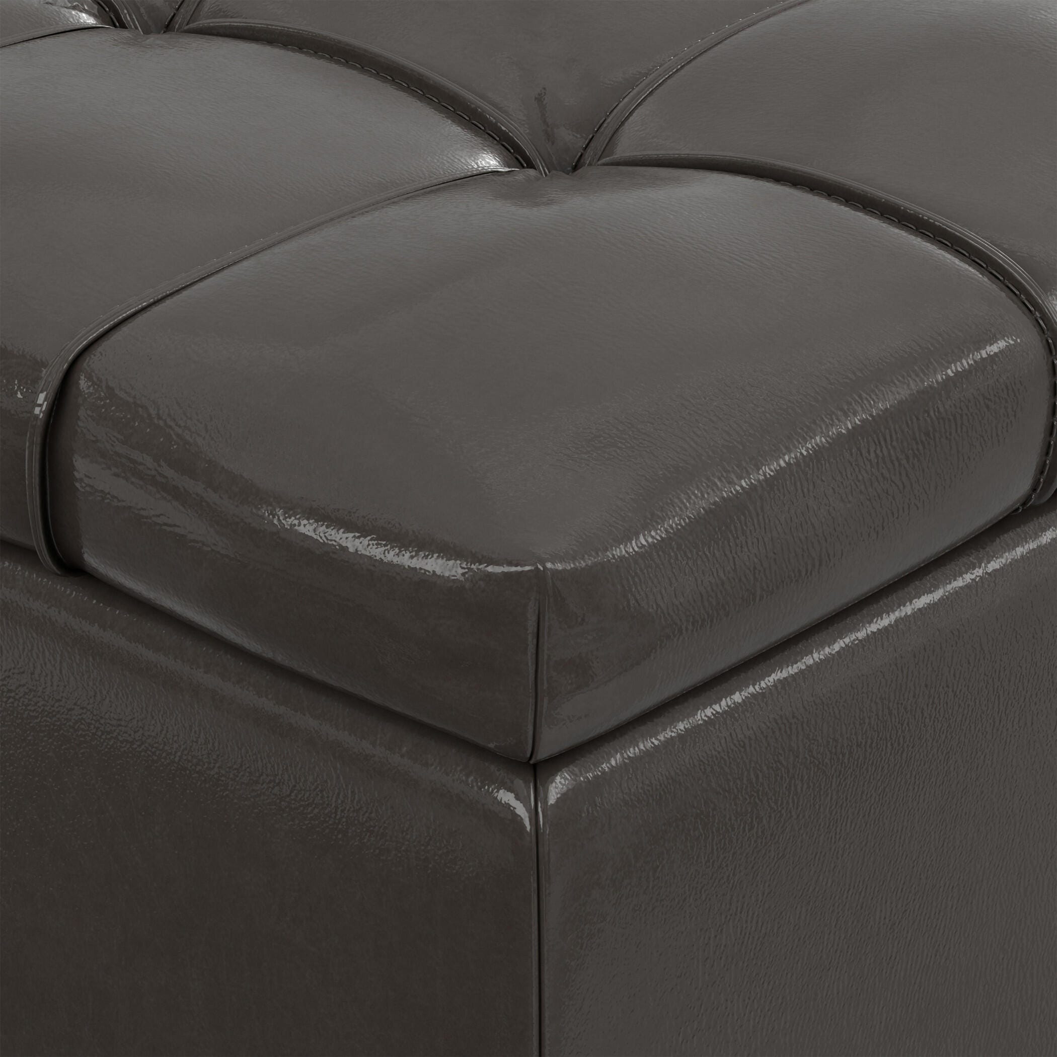 Ottoman Storage Ottoman, Dark Chocolate, large