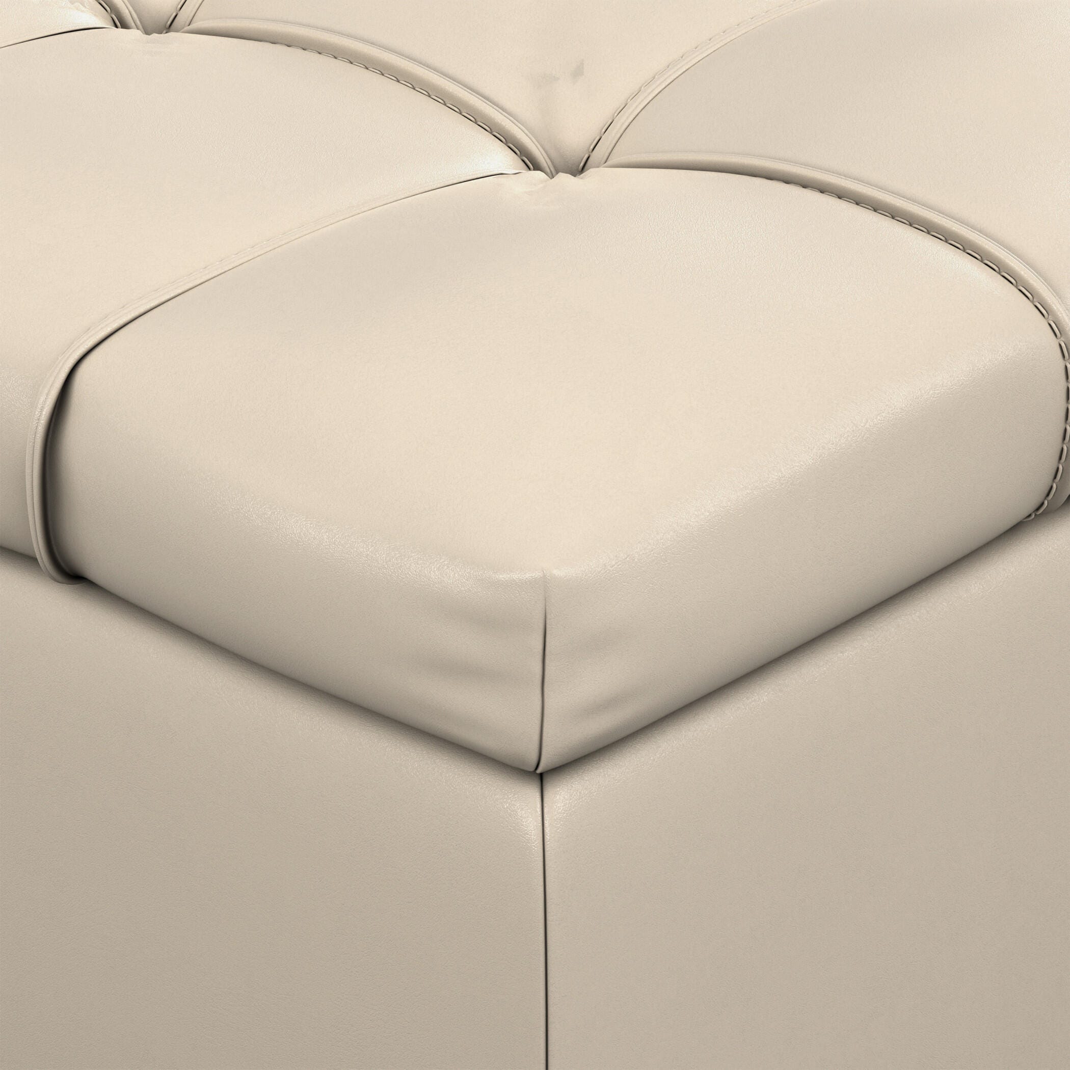Ottoman Storage Ottoman, Satin Cream, large